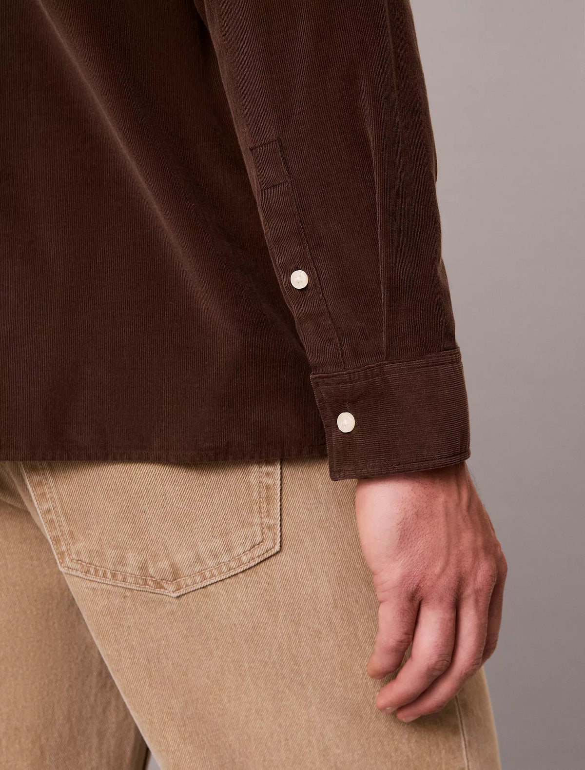 Calvin Klein - Corduroy Monologo Easy Shirt