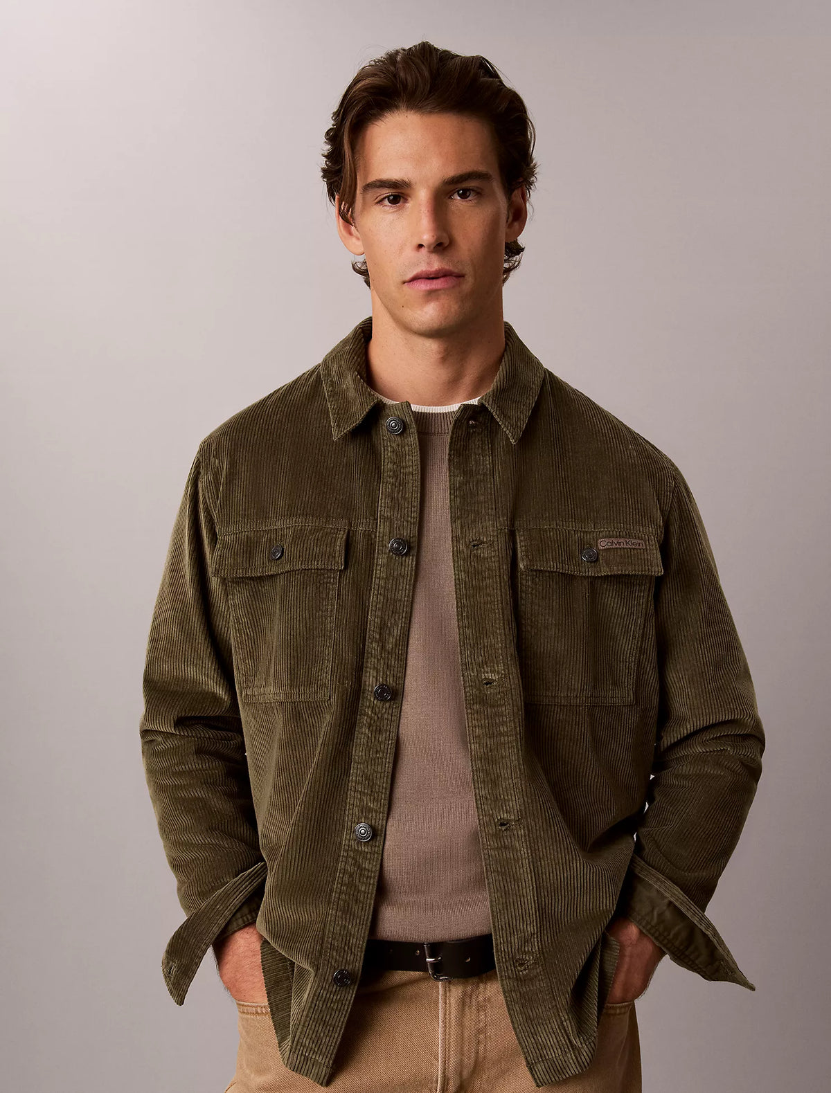 Calvin Klein - Corduroy Relaxed Shirt Jacket