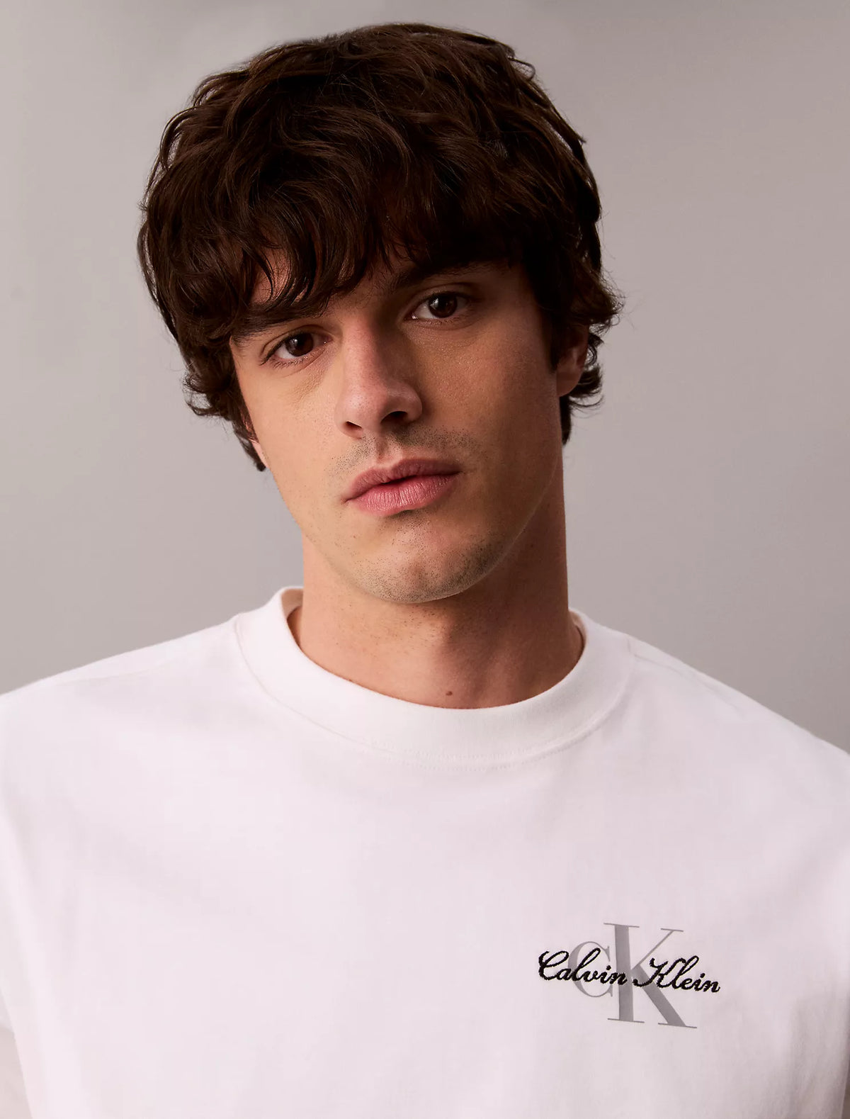 Calvin Klein - Script Monologo Graphic Long Sleeve T-Shirt