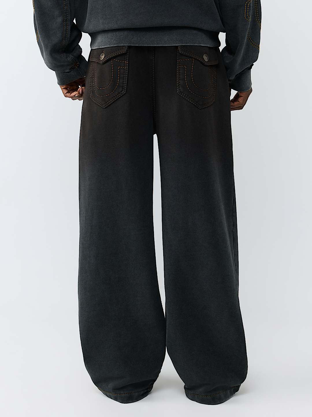 True Religion - Big T Washed Baggy Sweatpant