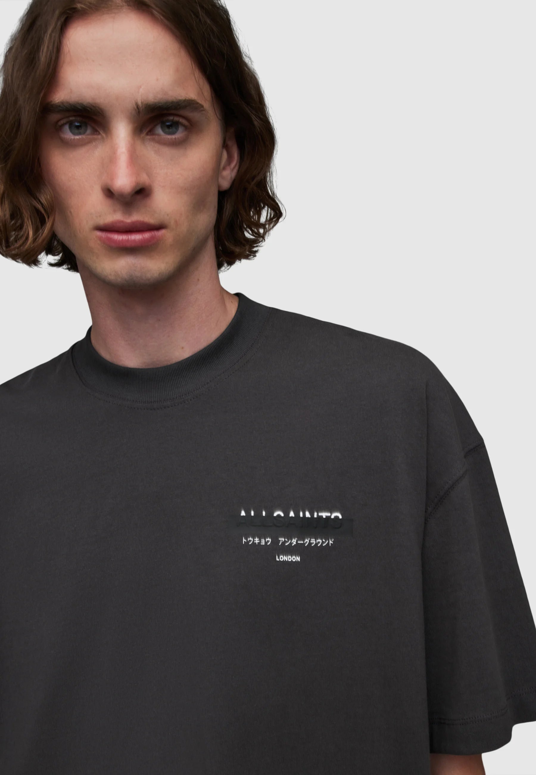AllSaints - Redact Crew Print T-shirt