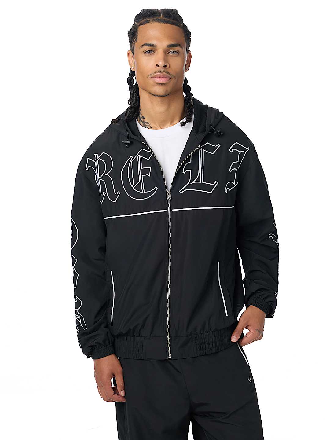 True Religion - Exploded Logo Nylon Jacket