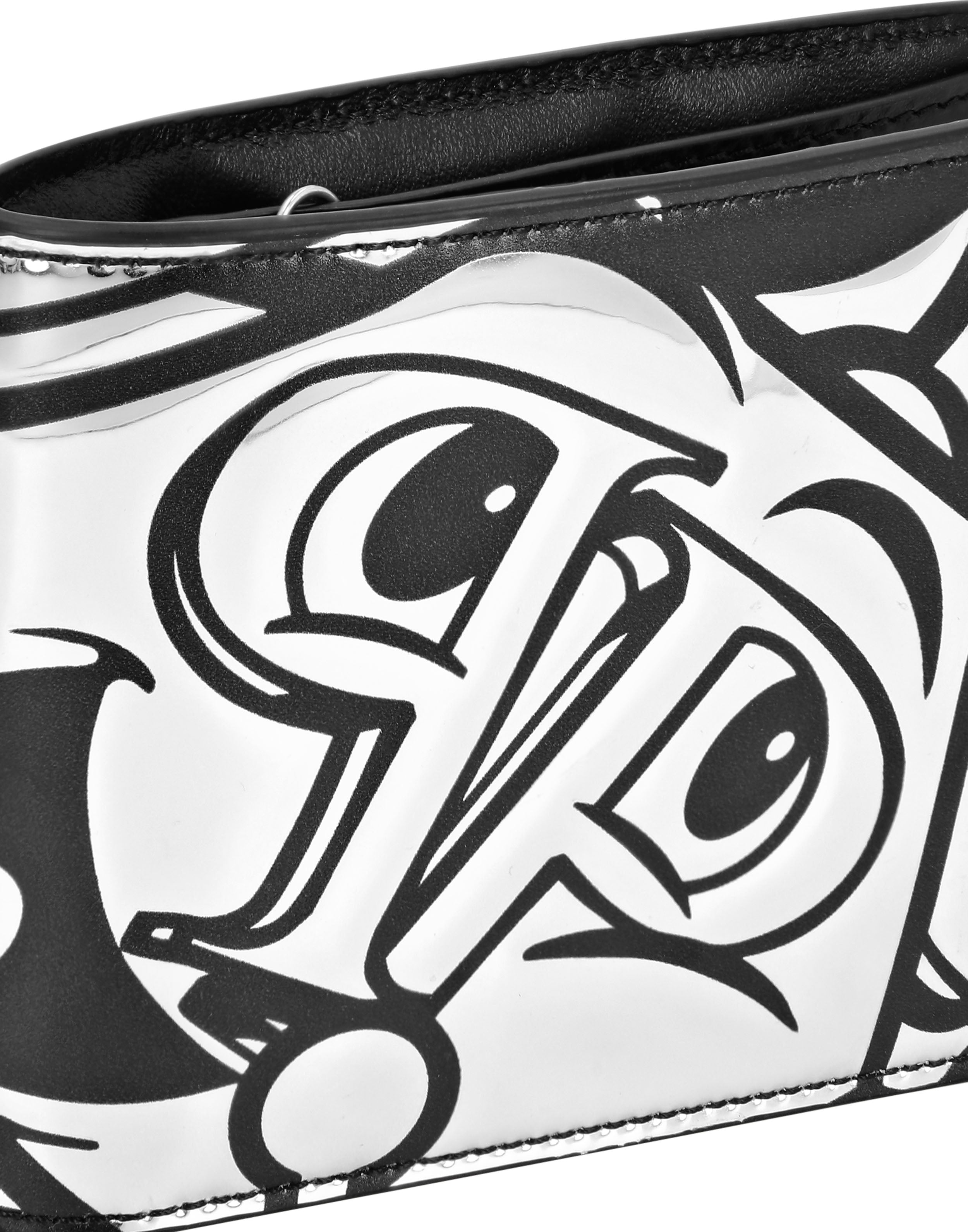 PHILIPP PLEIN - Mirror Leather French Wallet Smile