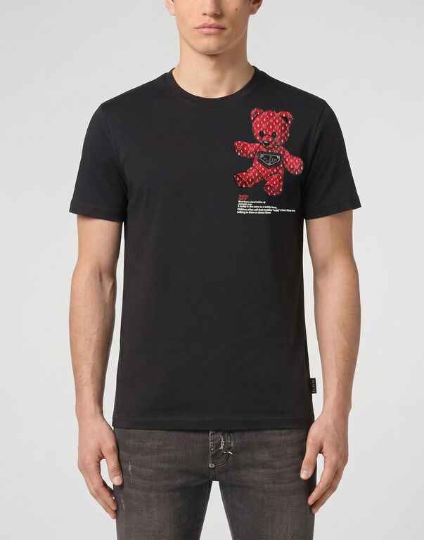 PHILIPP PLEIN - Jersey T-Shirt Teddy Chest
