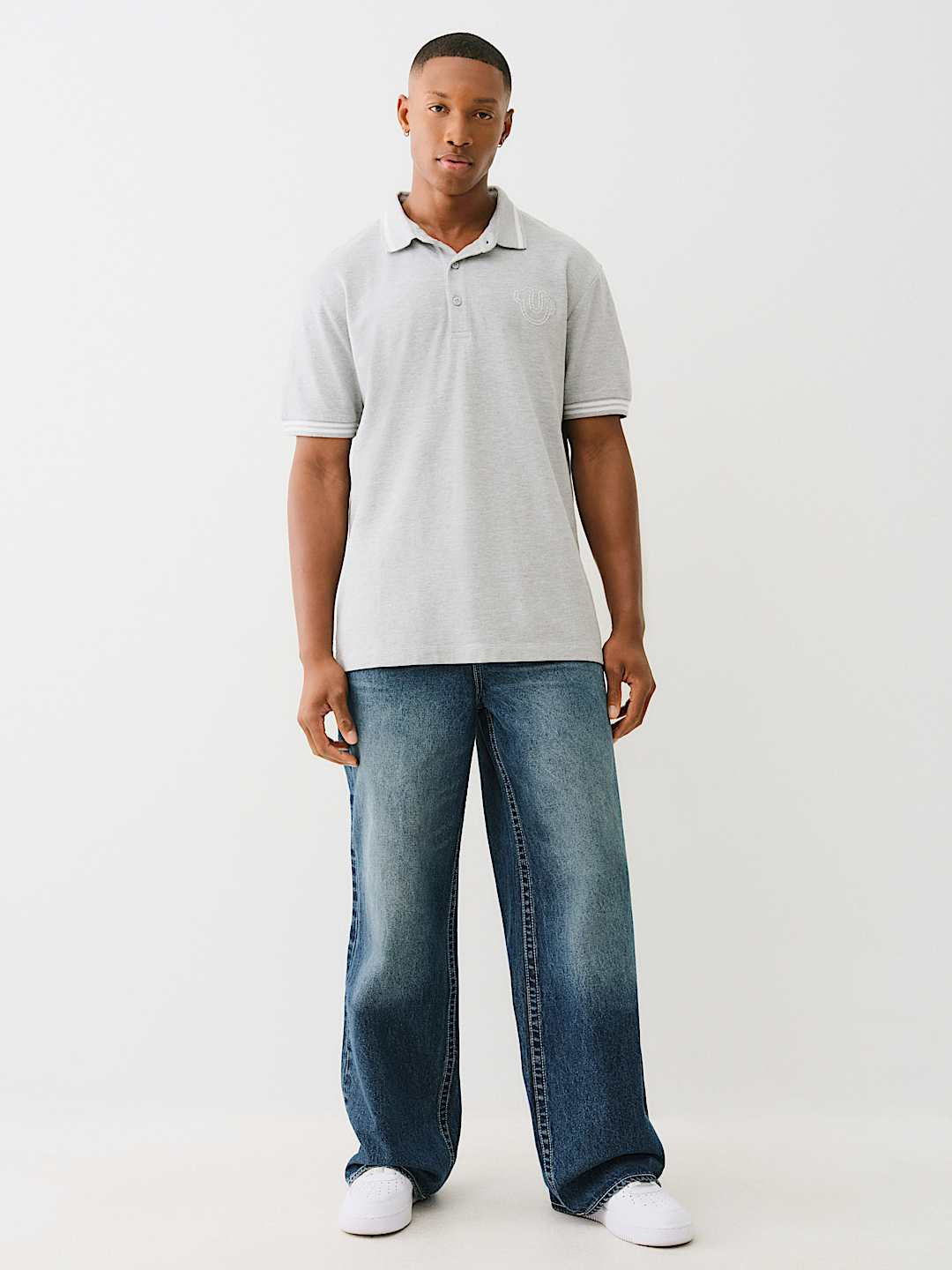 True Religion - Big T Horseshoe Polo Shirt