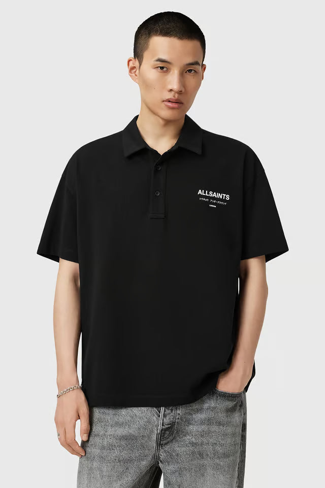 AllSaints - UNDERGROUND SS POLO JET