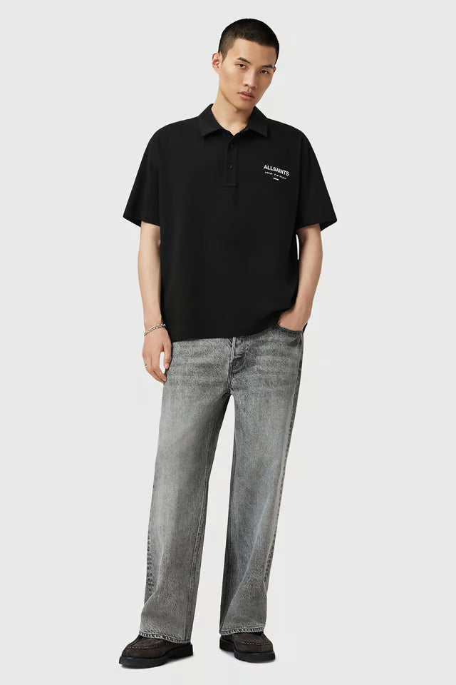AllSaints - UNDERGROUND SS POLO JET