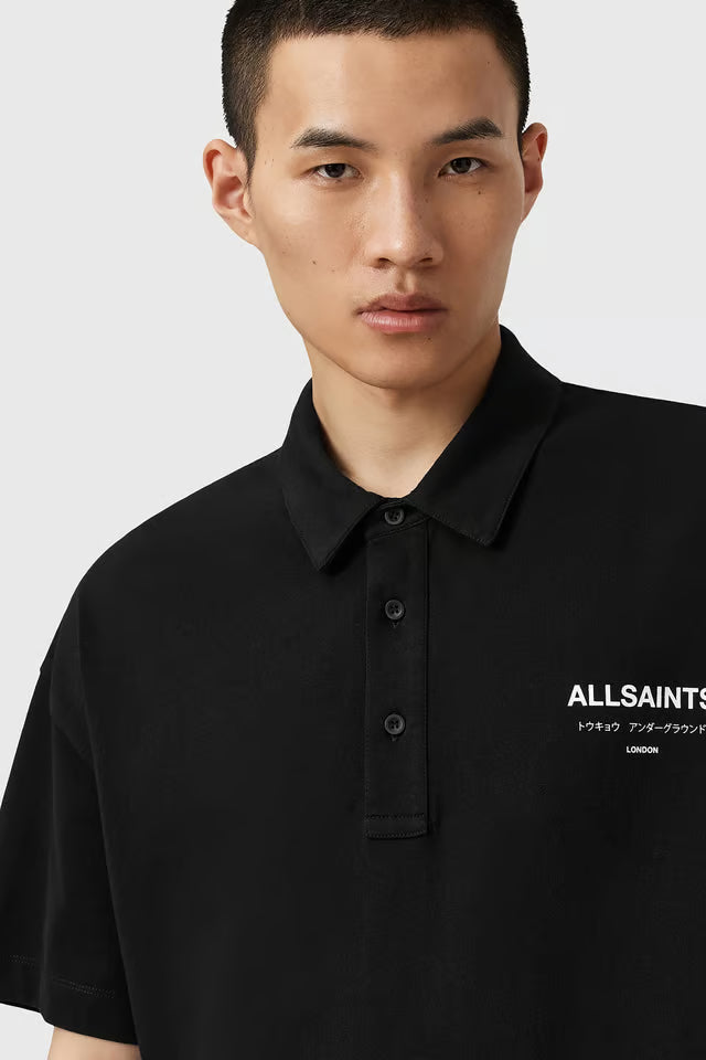 AllSaints - UNDERGROUND SS POLO JET