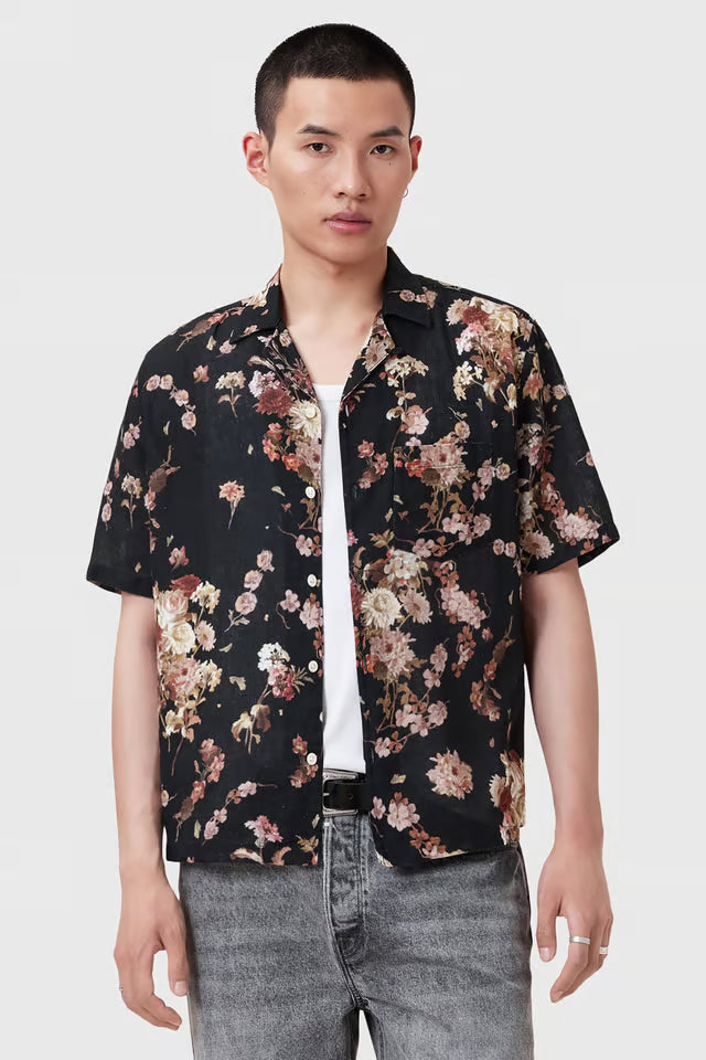 AllSaints - ARMADA SS SHIRT JET