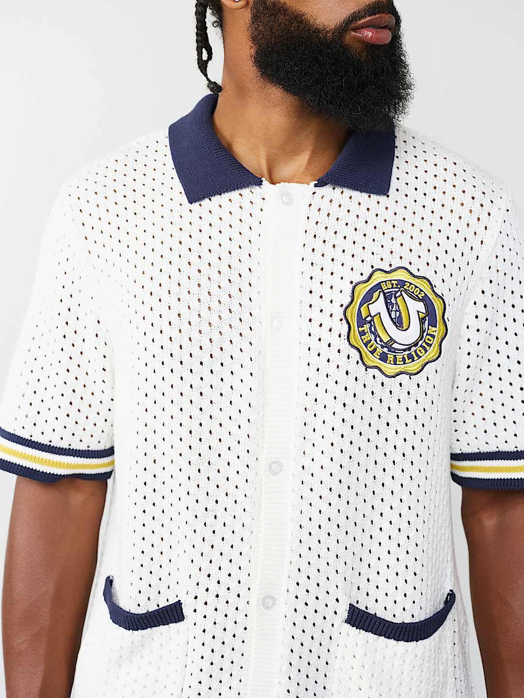 True Religion - Horseshoe Crest Knit Shirt
