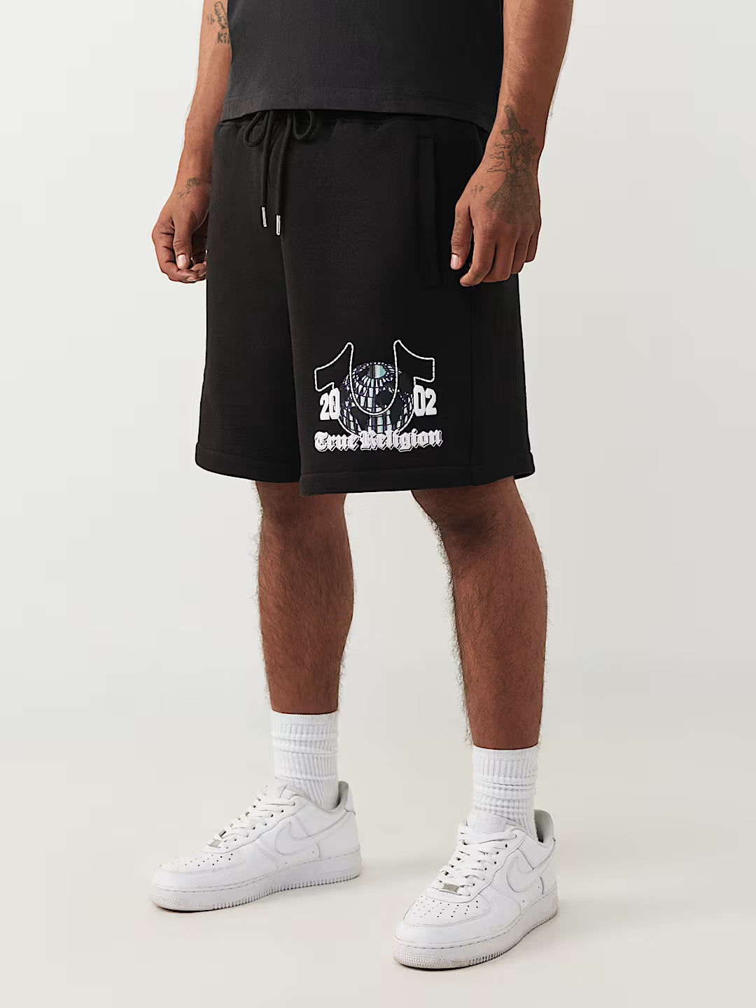 True Religion - Chrome Logo Loose Fleece Short
