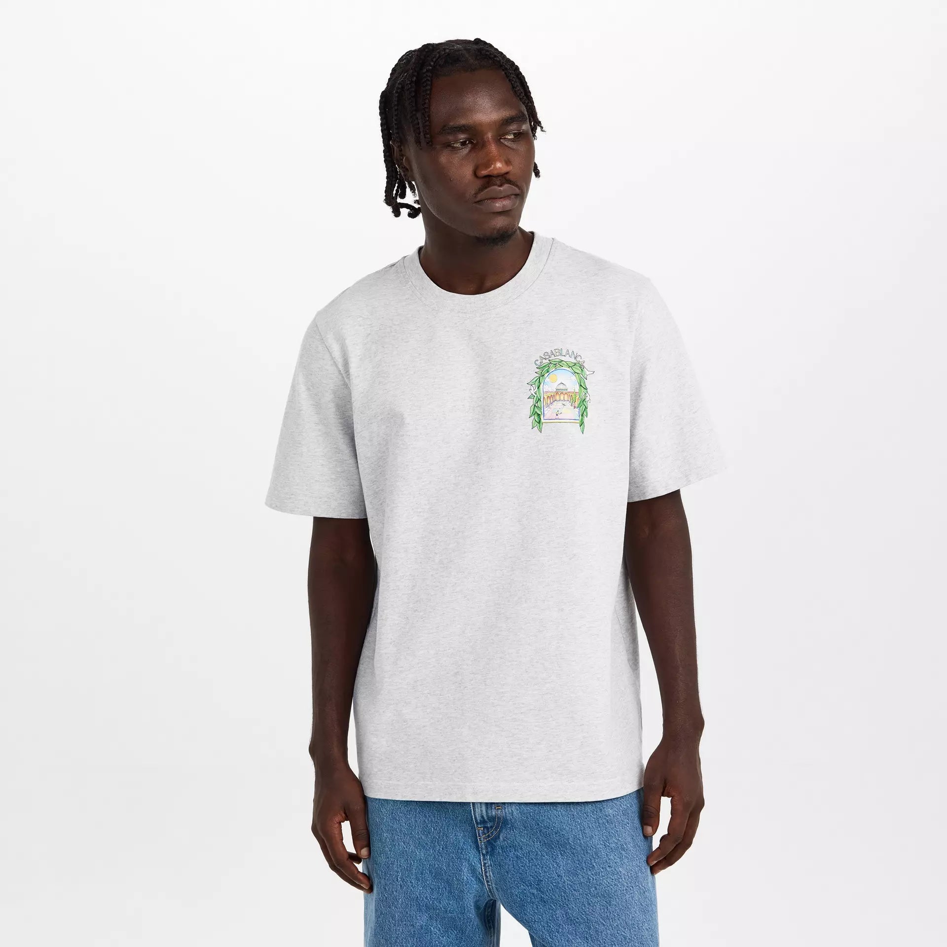 Casablanca - Men's Graphic Cotton L'Arche Tennis Club T-Shirt