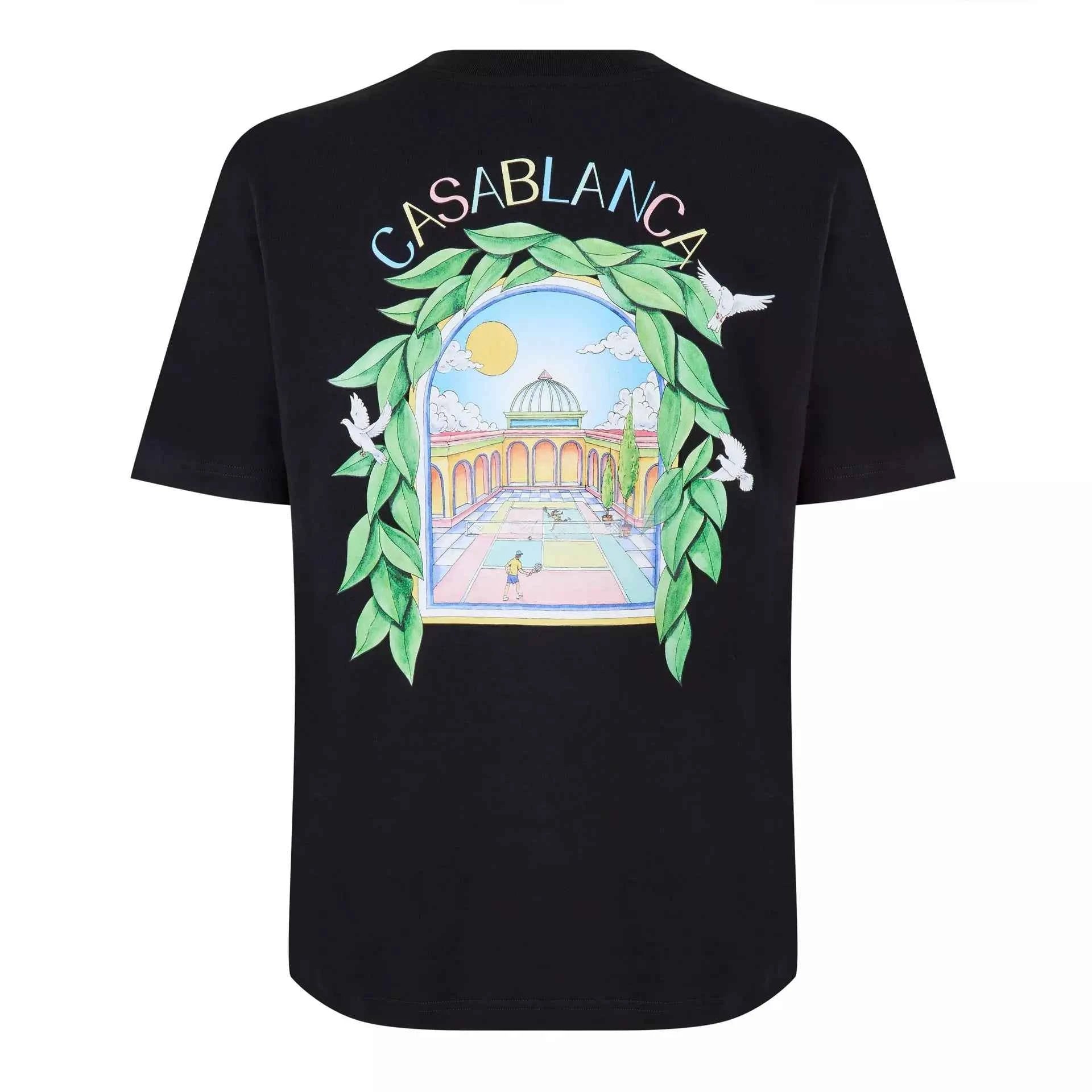 Casablanca - Men's Graphic Cotton L'Arche Tennis Club T-Shirt
