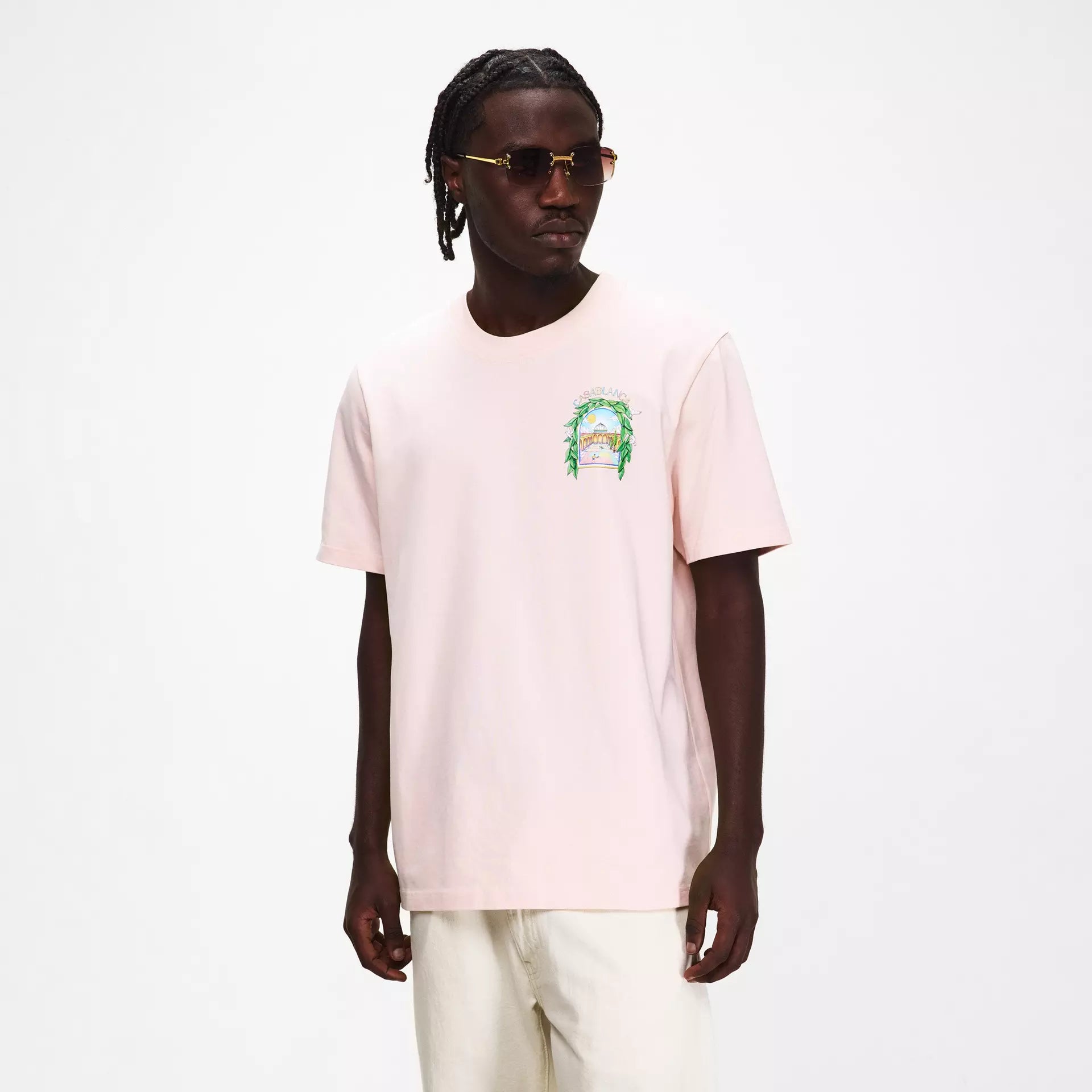 Casablanca - Men's Graphic Cotton L'Arche Tennis Club T-Shirt