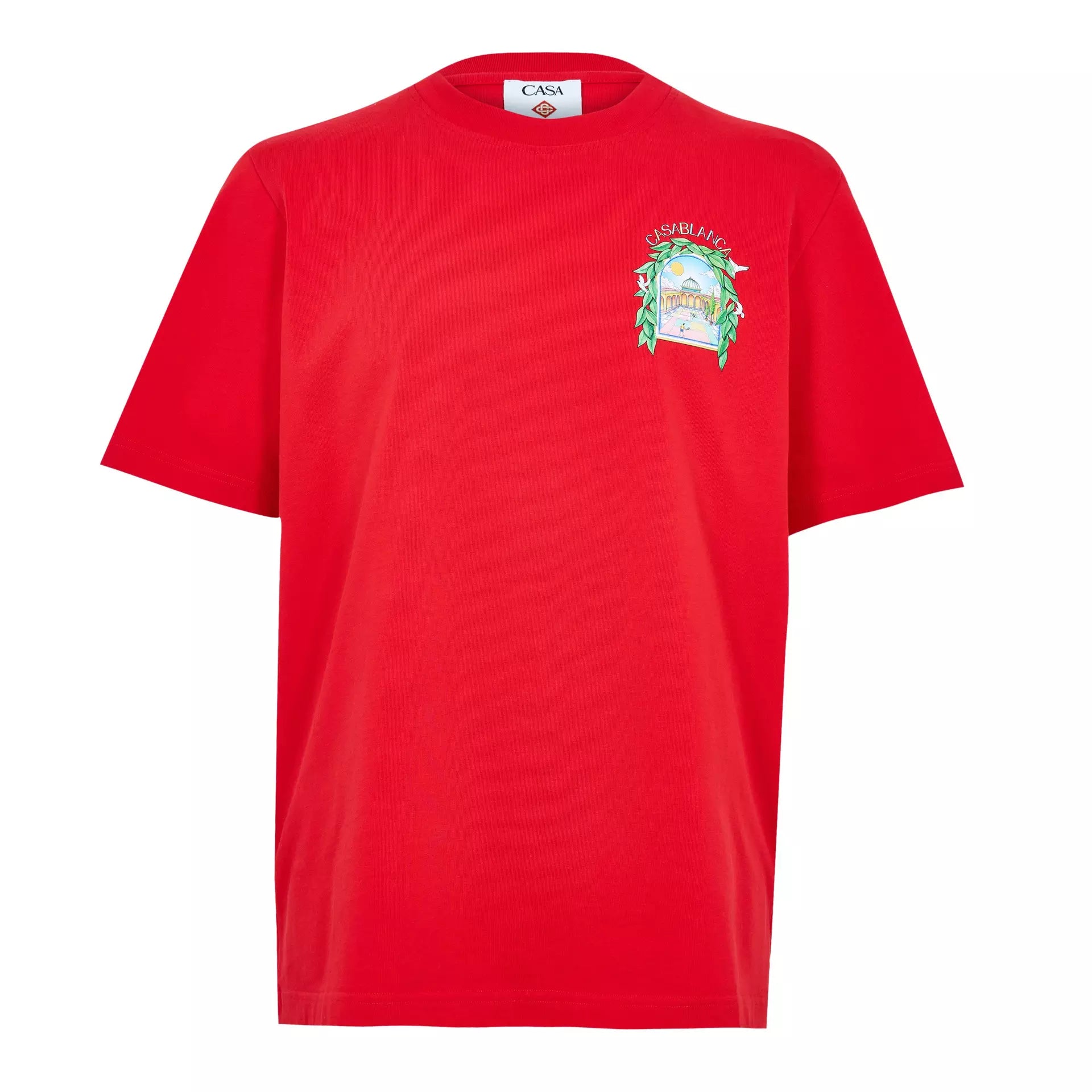 Casablanca - Men's Graphic Cotton L'Arche Tennis Club T-Shirt