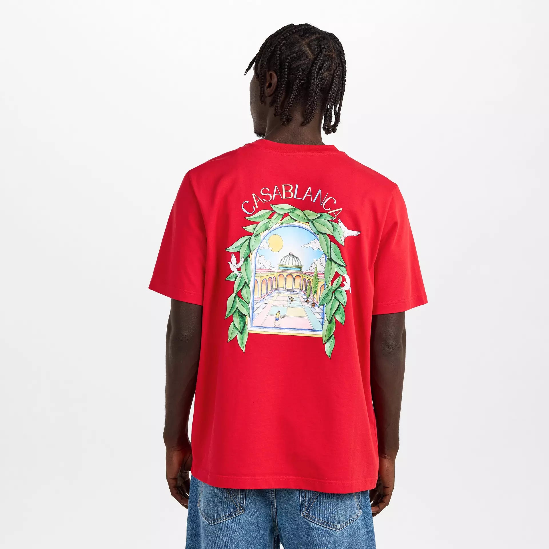 Casablanca - Men's Graphic Cotton L'Arche Tennis Club T-Shirt