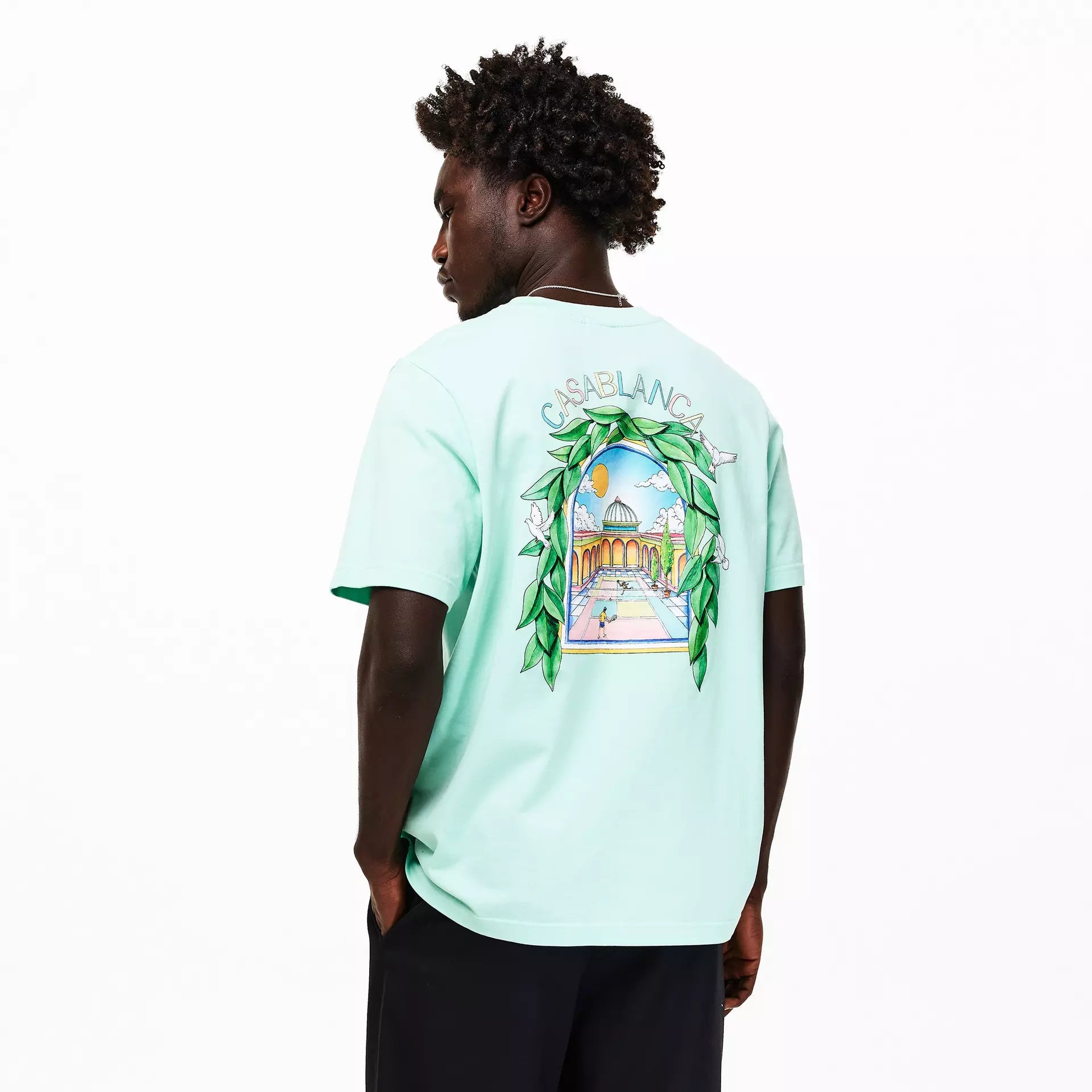 Casablanca - Men's Graphic Cotton L'Arche Tennis Club T-Shirt