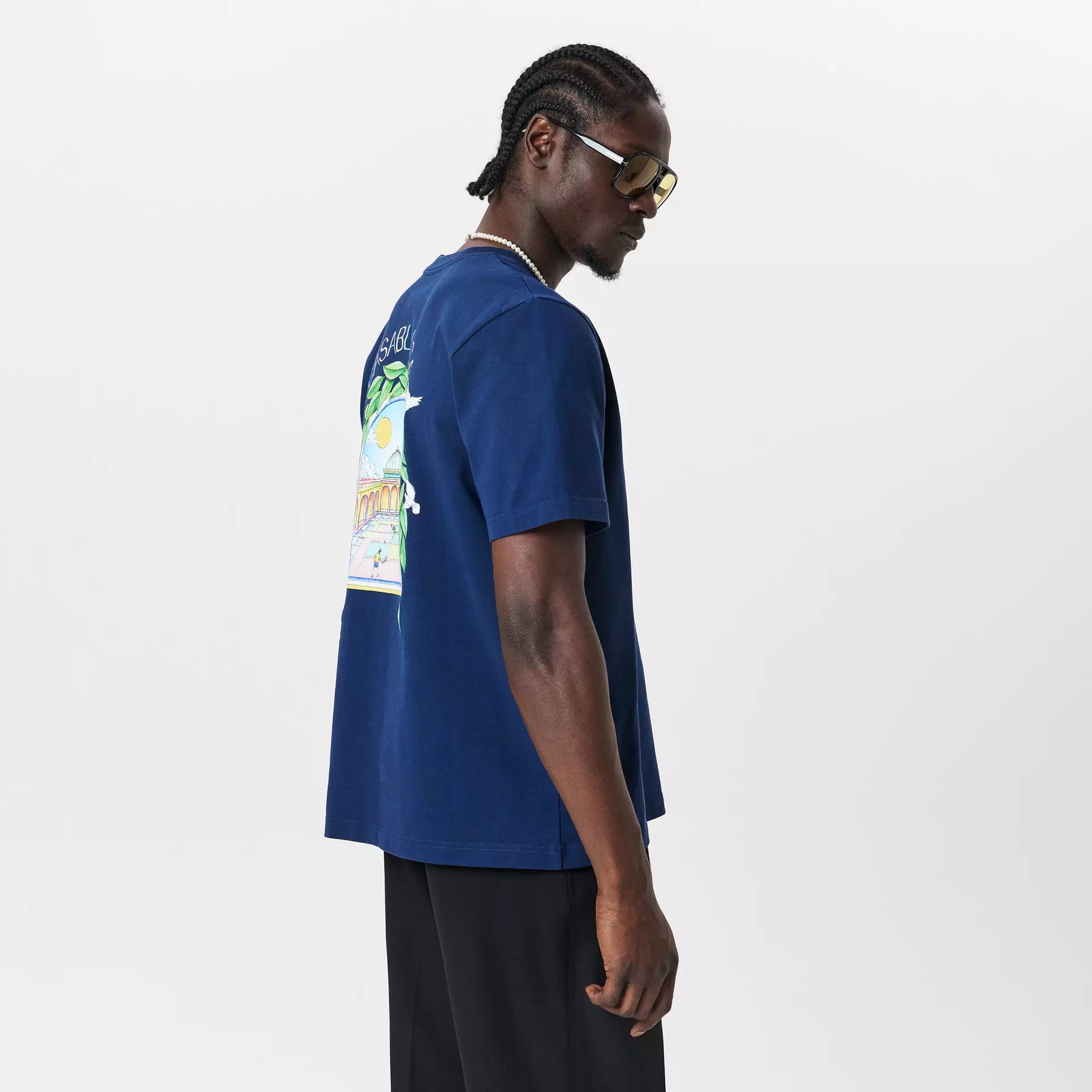 Casablanca - Men's Graphic Cotton L'Arche Tennis Club T-Shirt