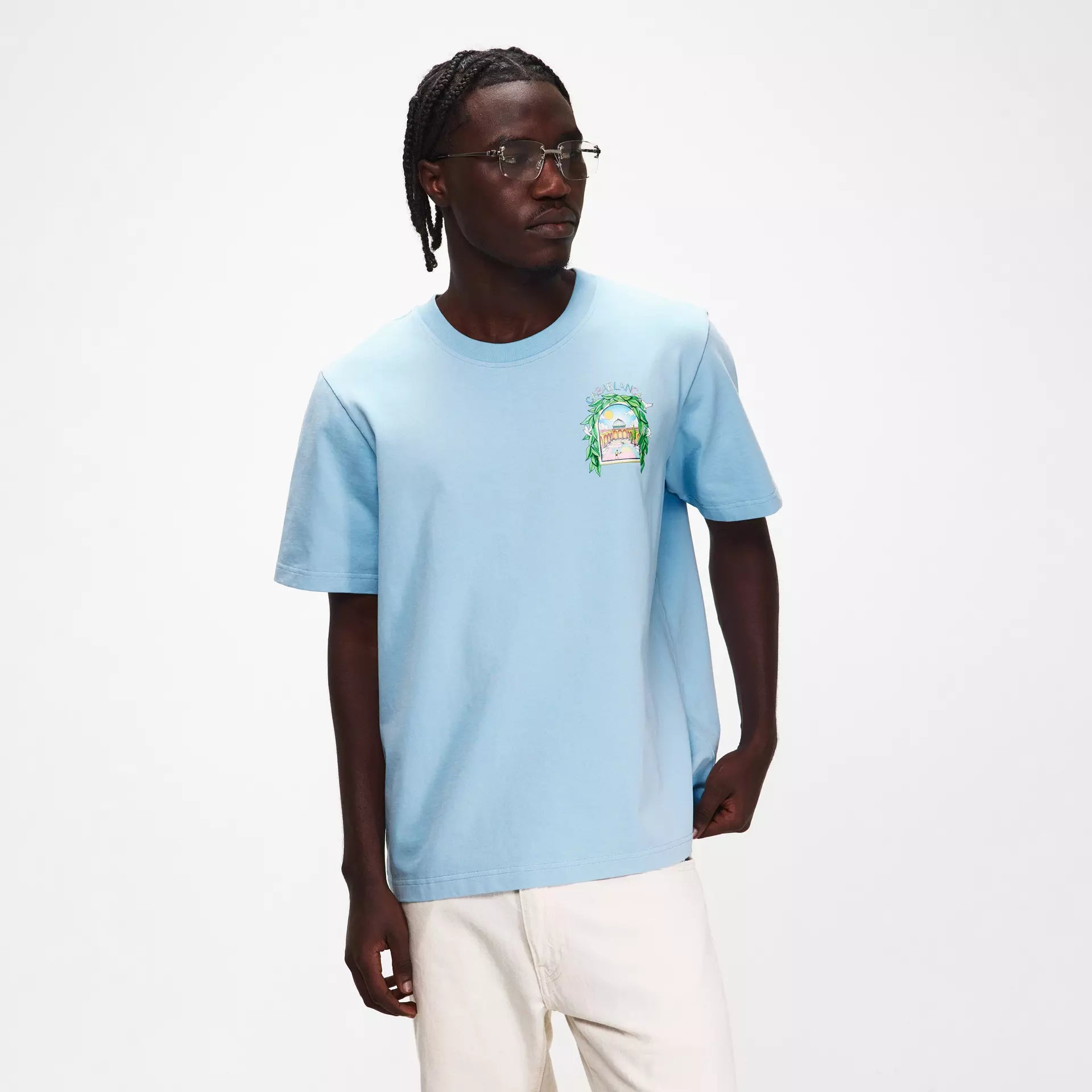 Casablanca - Men's Graphic Cotton L'Arche Tennis Club T-Shirt