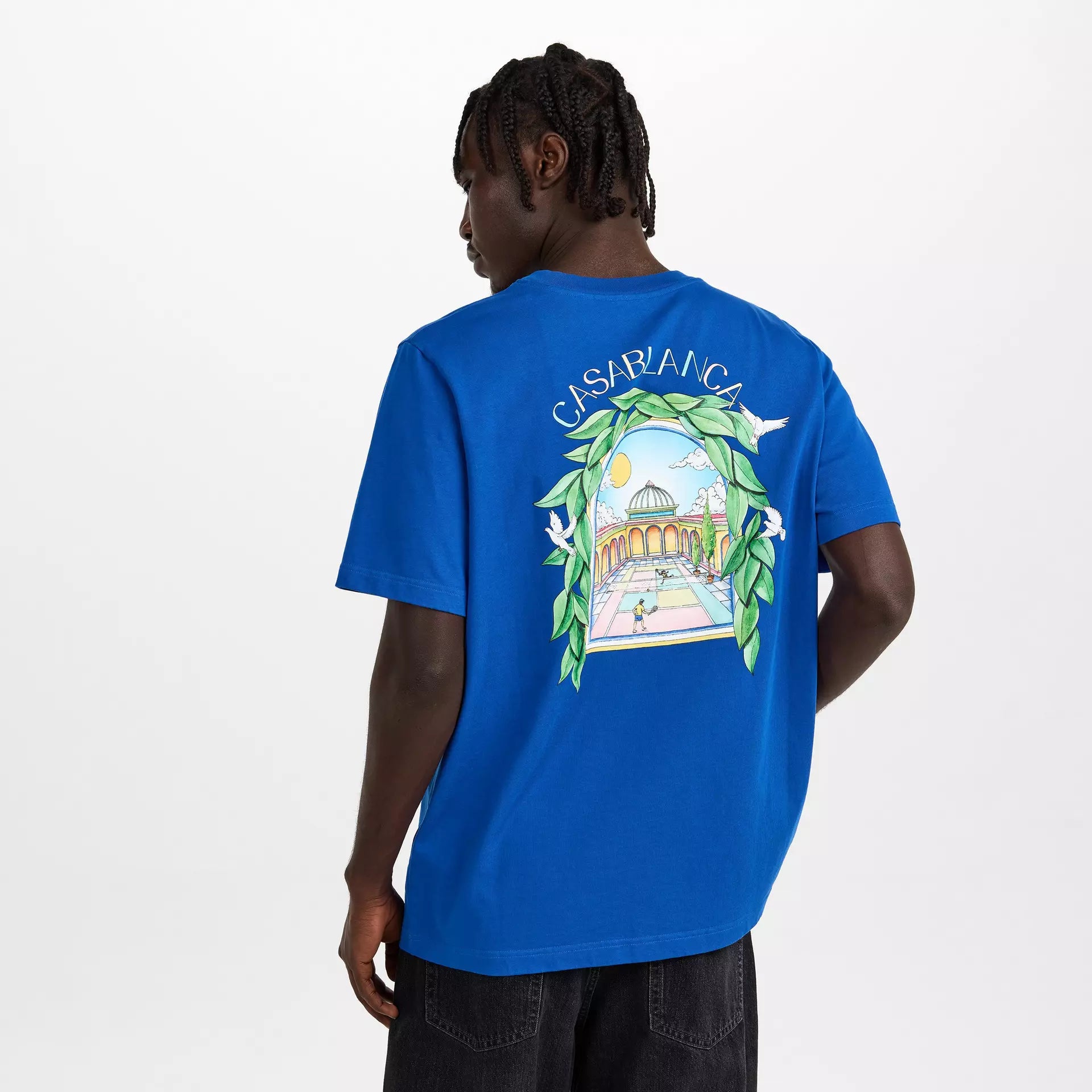 Casablanca - Men's Graphic Cotton L'Arche Tennis Club T-Shirt