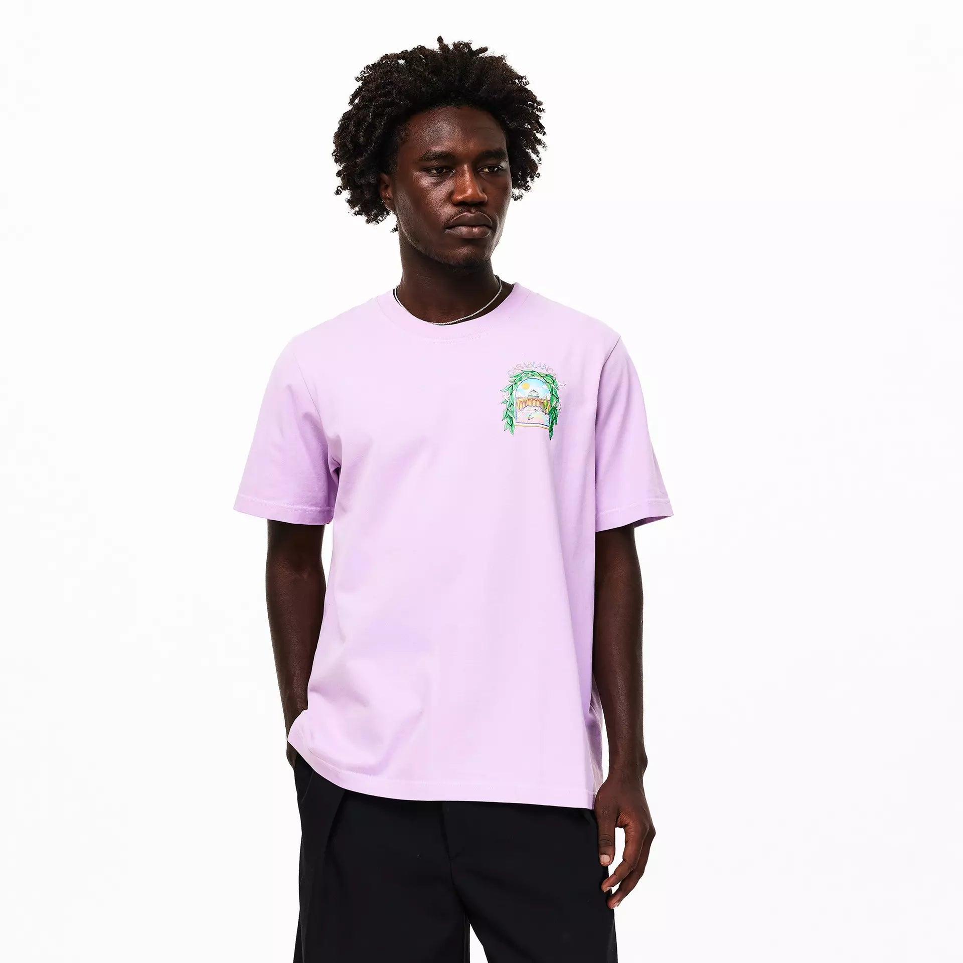 Casablanca - Men's Graphic Cotton L'Arche Tennis Club T-Shirt