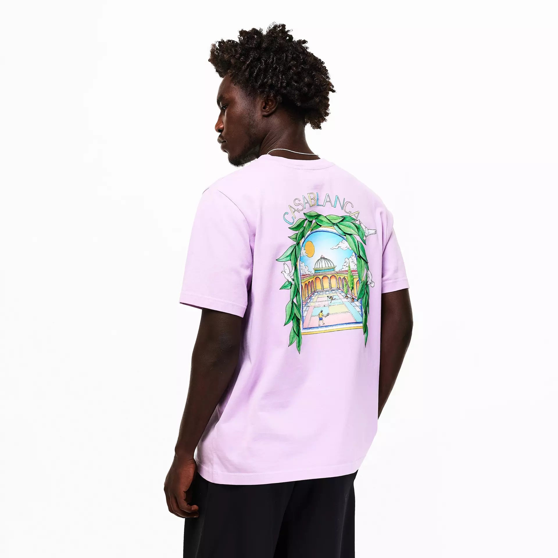 Casablanca - Men's Graphic Cotton L'Arche Tennis Club T-Shirt
