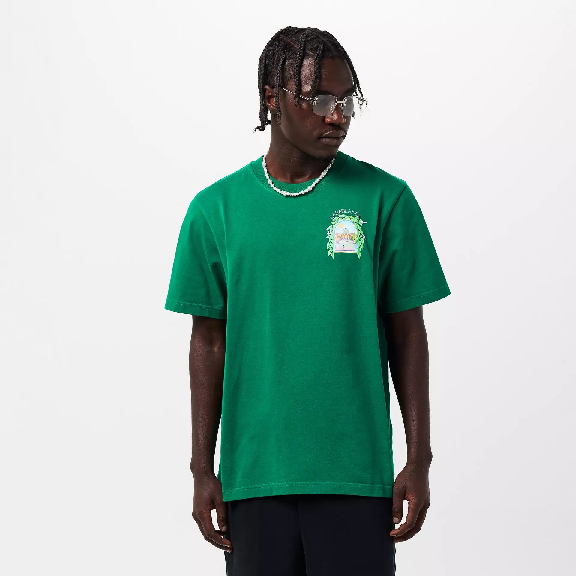 Casablanca - Men's Graphic Cotton L'Arche Tennis Club T-Shirt