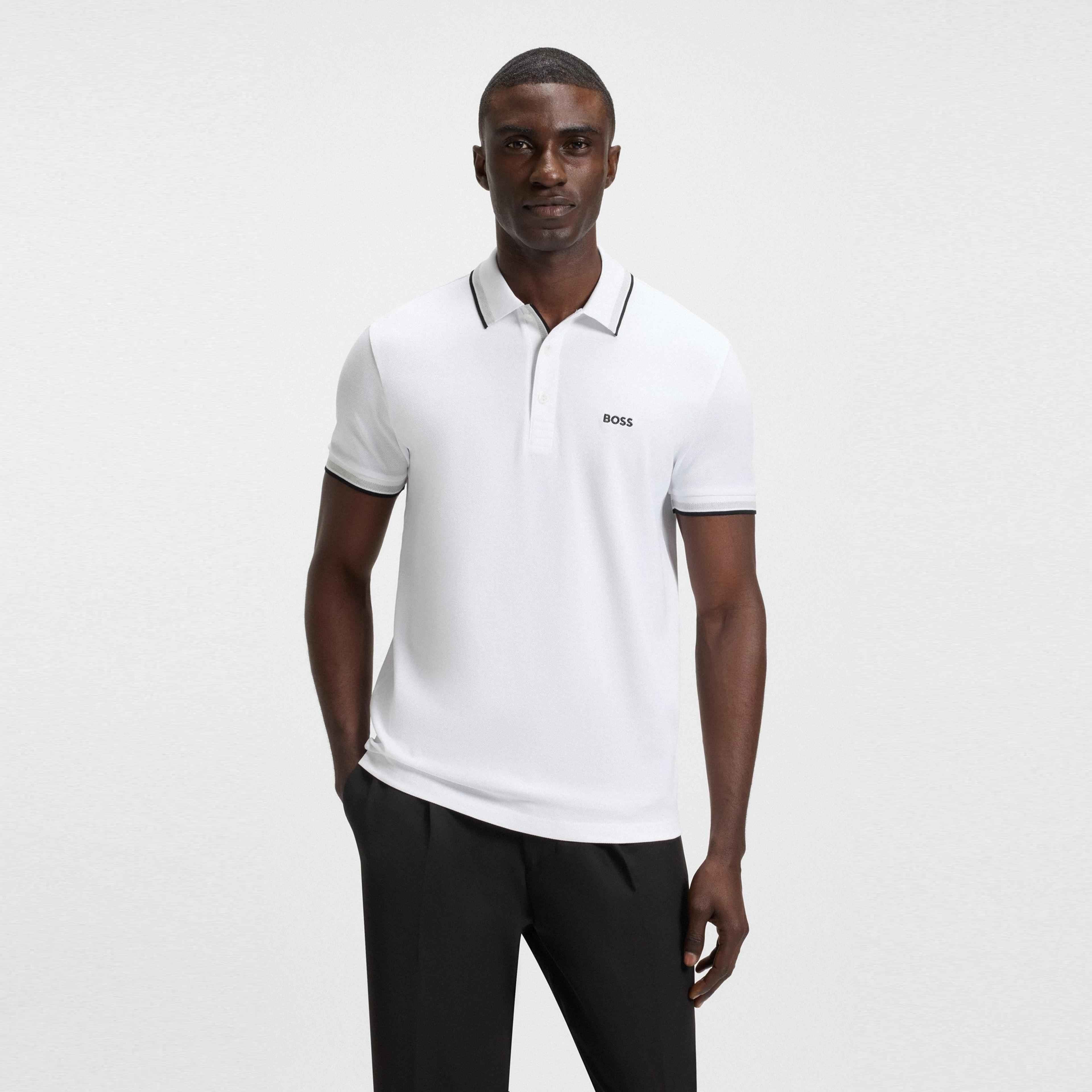 BOSS - Mens BOSS GREEN Paddy Polo Shirt with Contrast Tipping