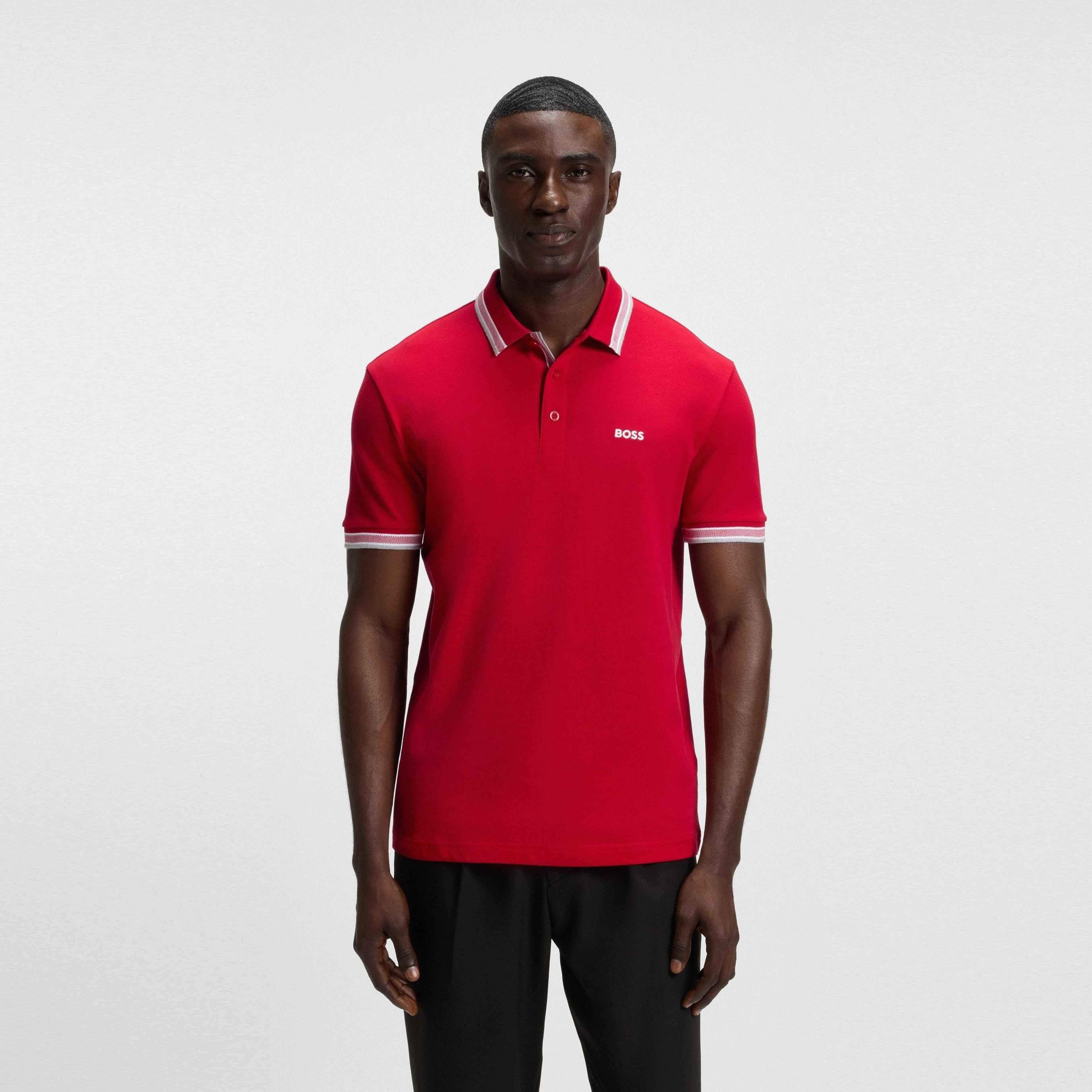 BOSS - Mens BOSS GREEN Paddy Polo Shirt with Contrast Tipping