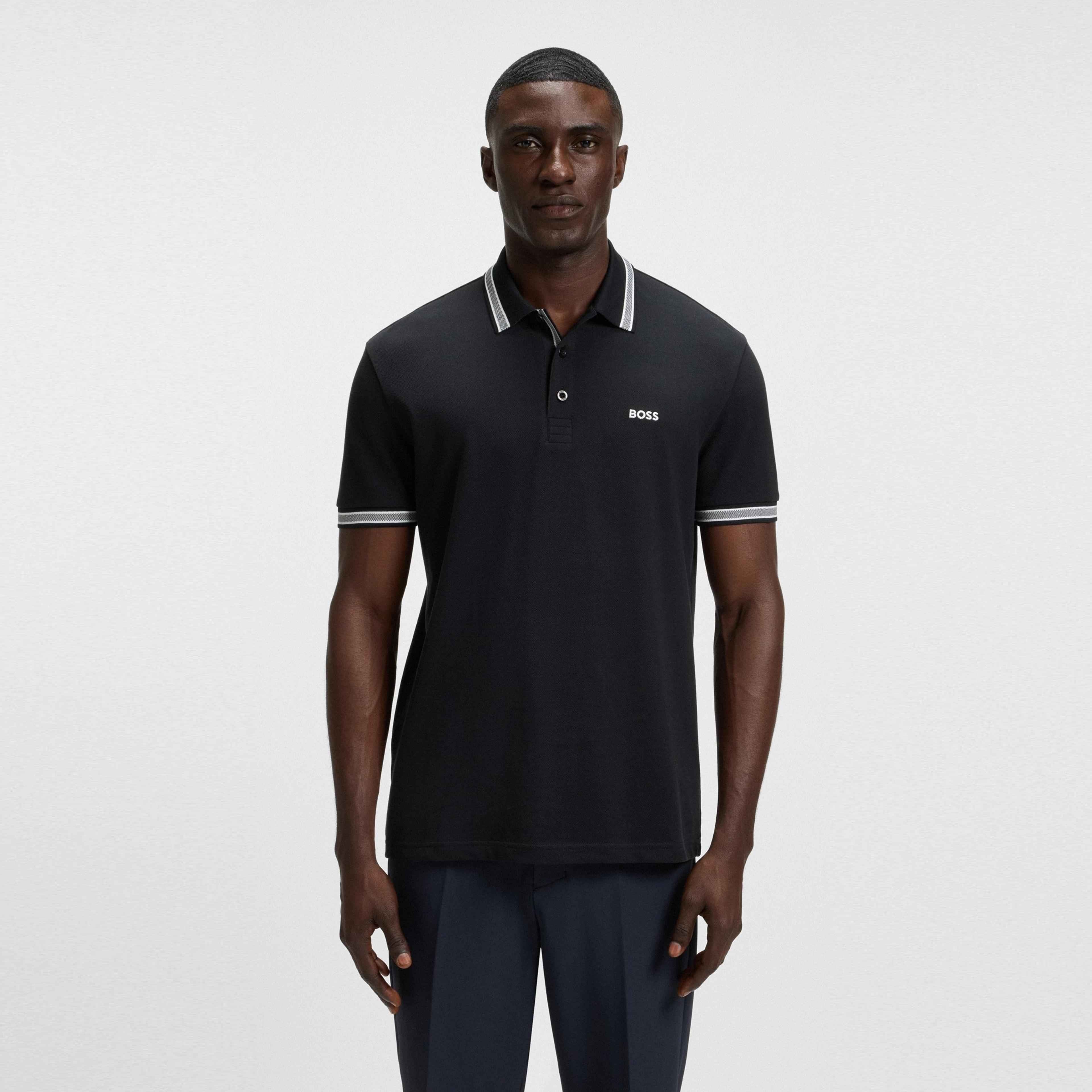 BOSS - Mens BOSS GREEN Paddy Polo Shirt with Contrast Tipping