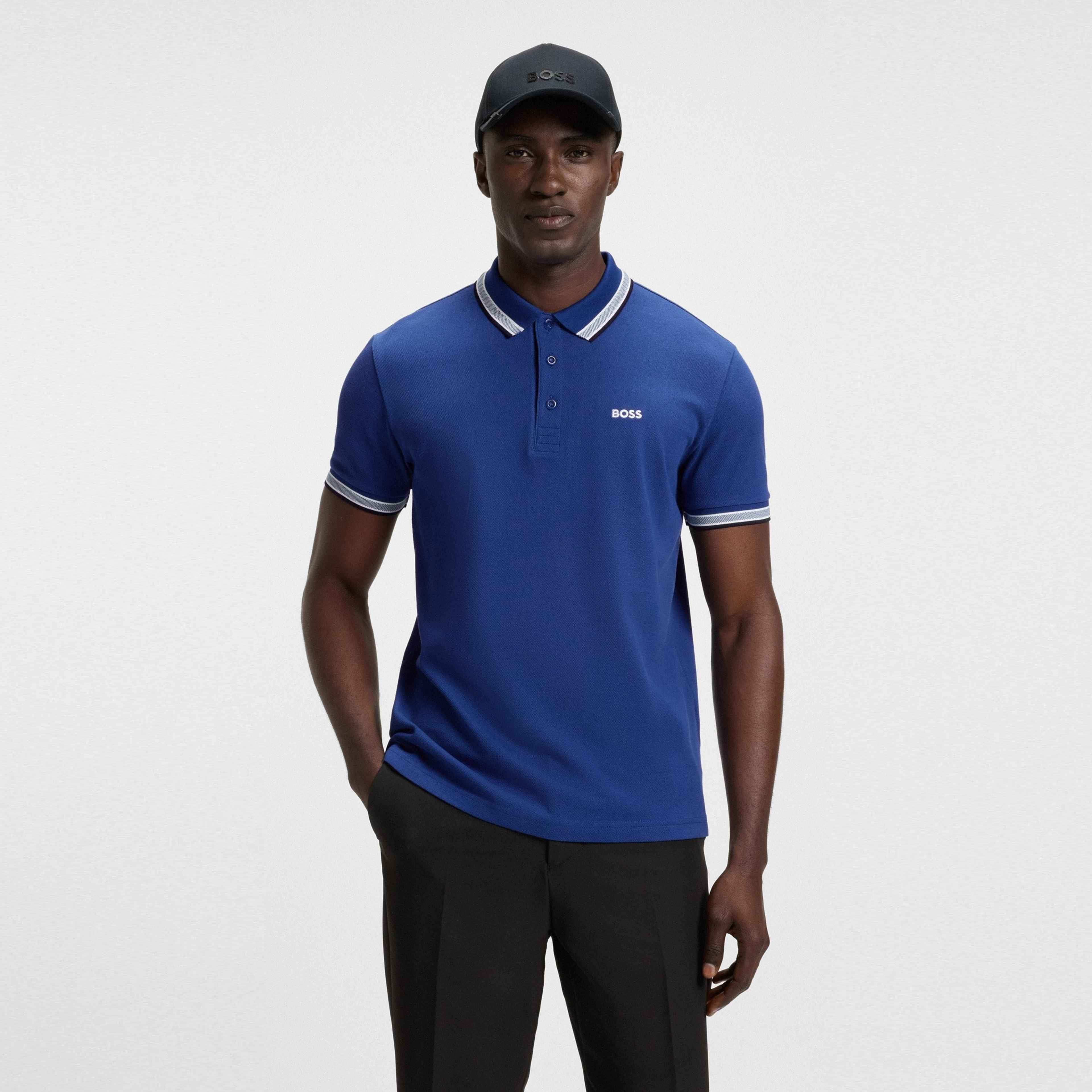 BOSS - Mens BOSS GREEN Paddy Polo Shirt with Contrast Tipping