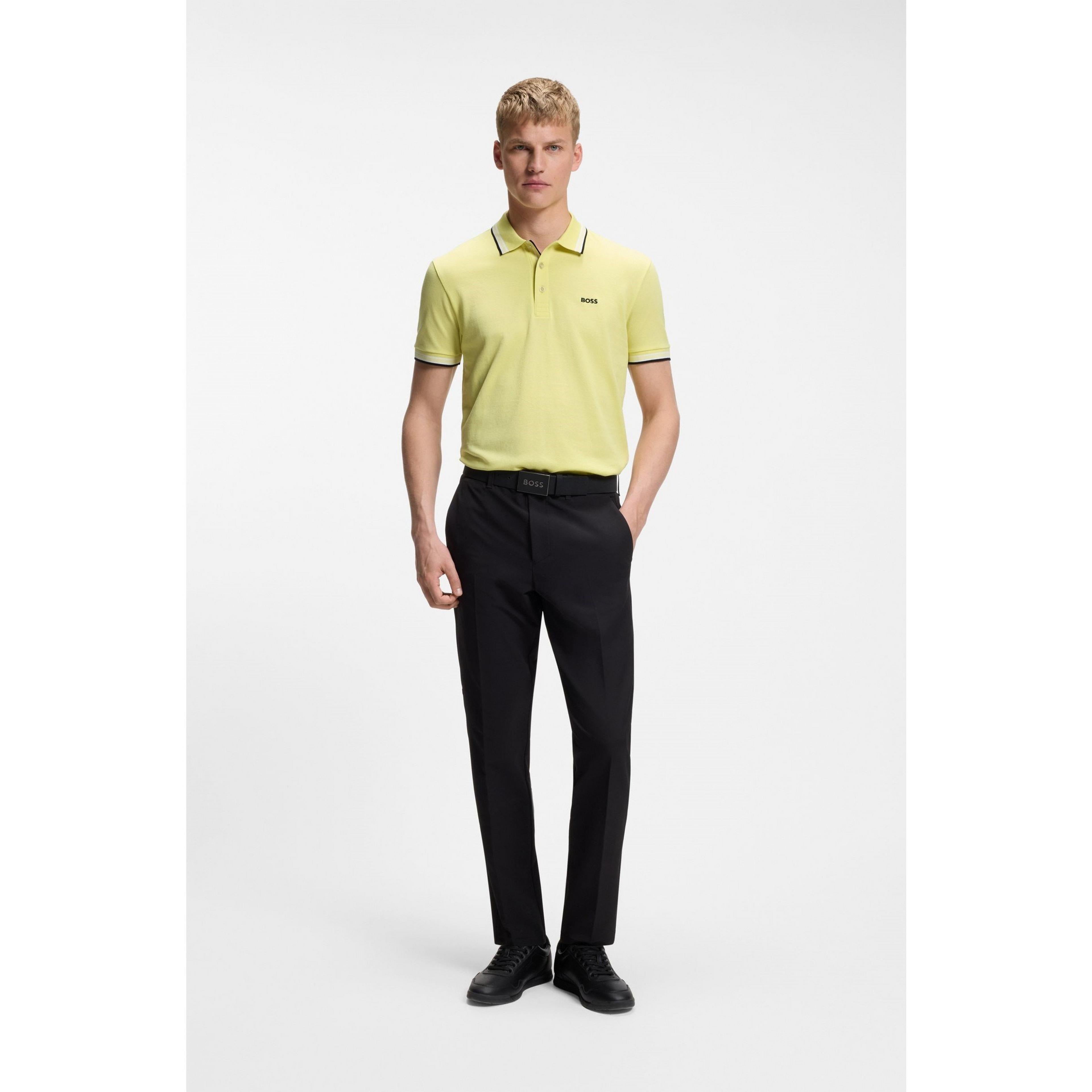 BOSS - Mens BOSS GREEN Paddy Polo Shirt with Contrast Tipping