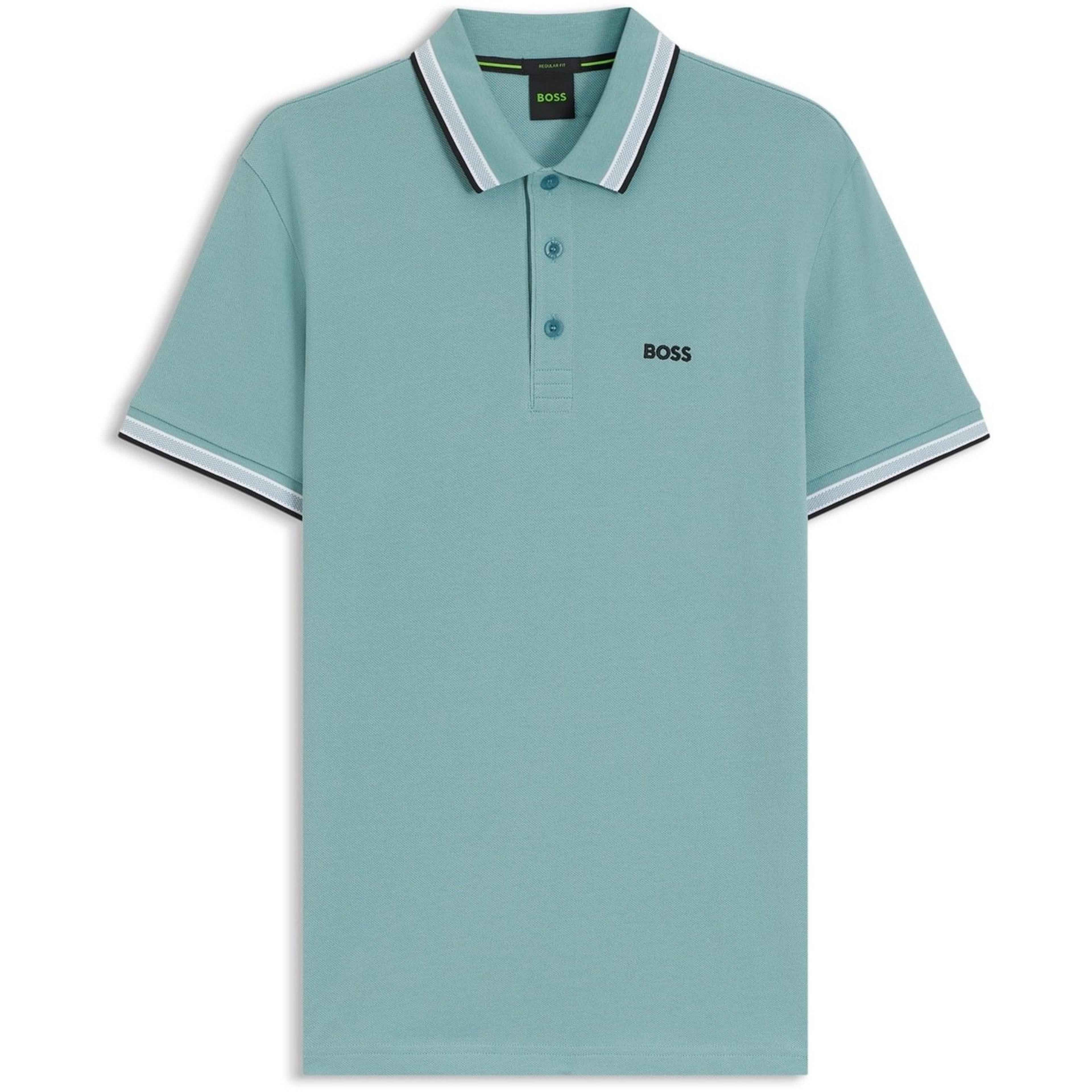 BOSS - Mens BOSS GREEN Paddy Polo Shirt with Contrast Tipping