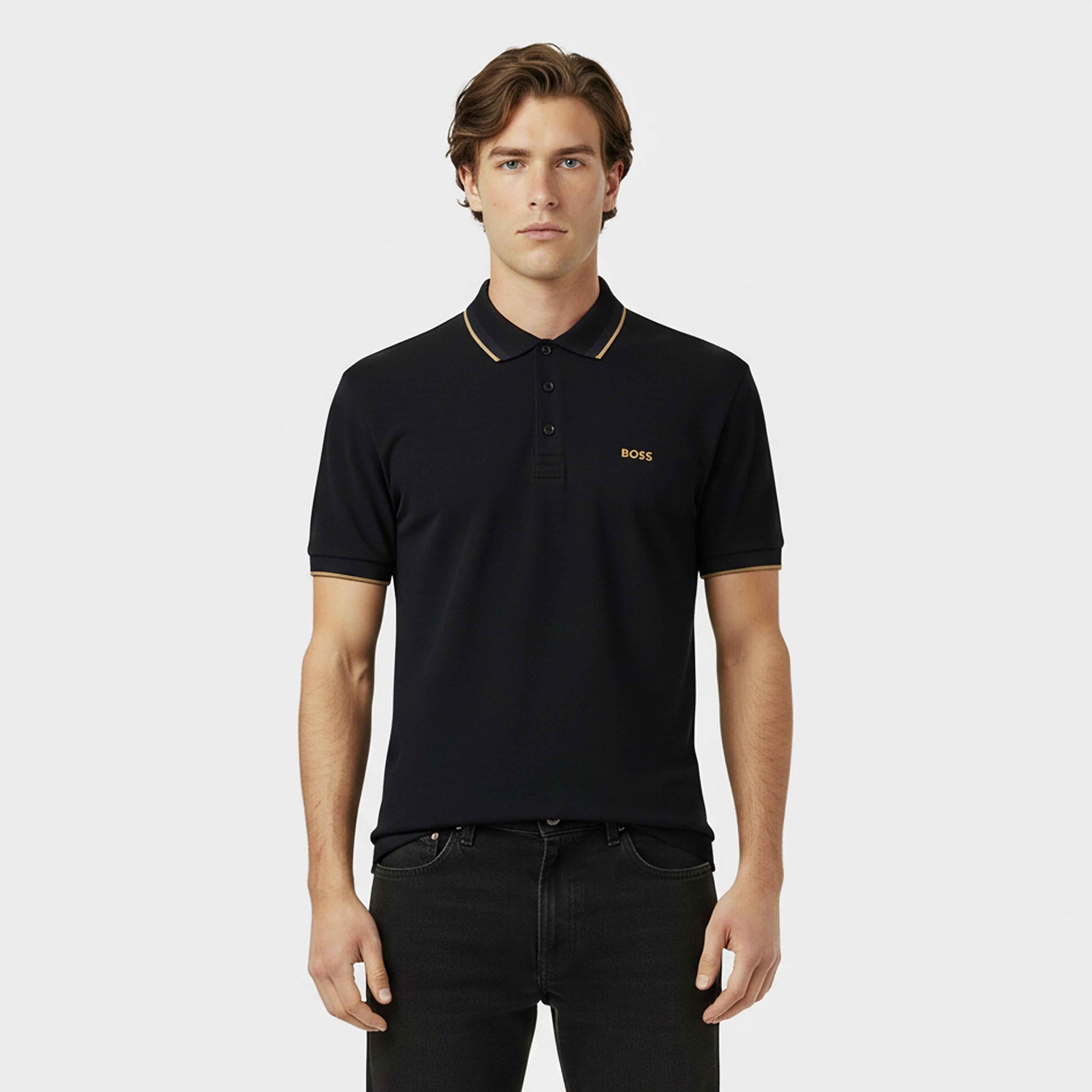 BOSS - Mens BOSS GREEN Paddy Polo Shirt with Contrast Tipping