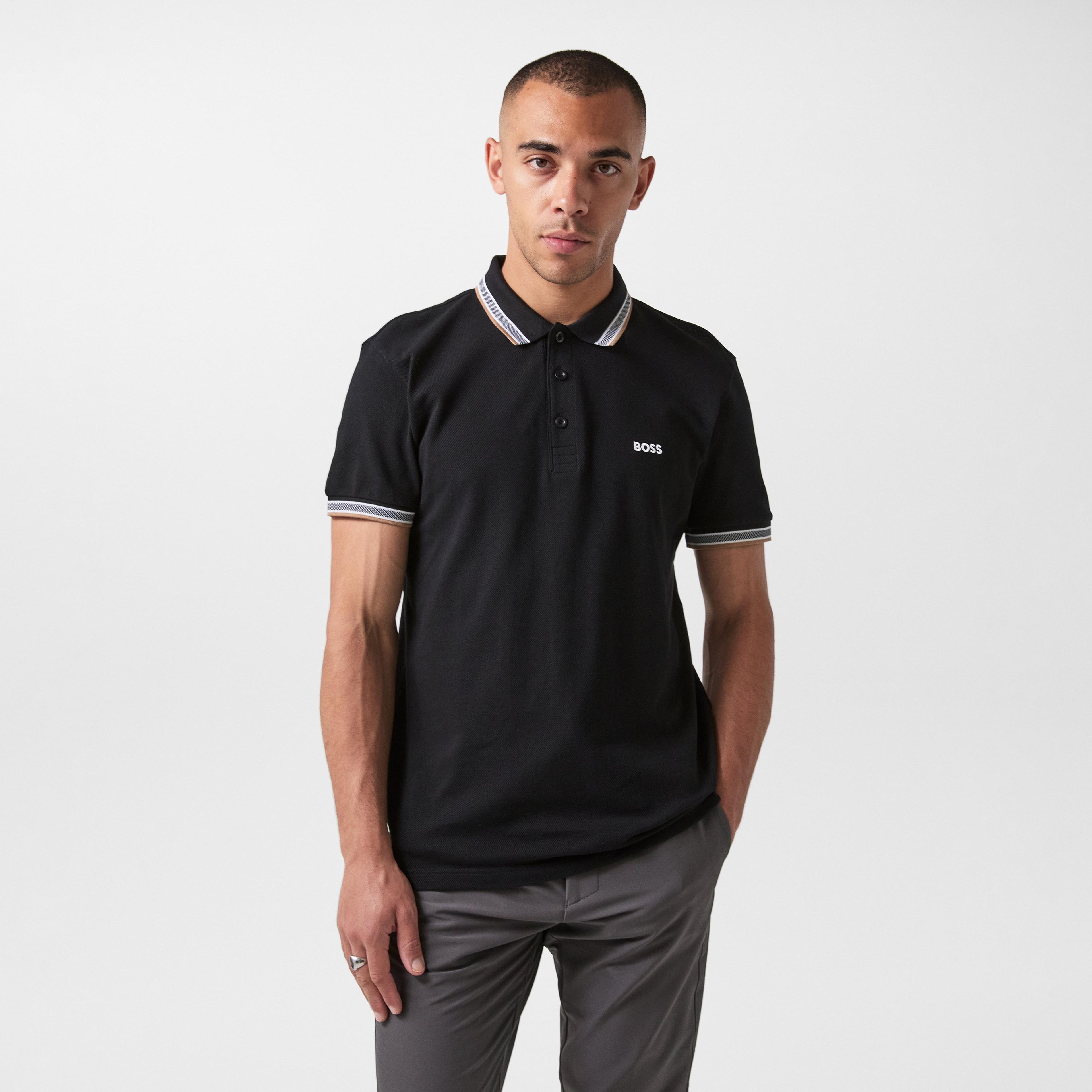 BOSS - Mens BOSS GREEN Paddy Polo Shirt with Contrast Tipping
