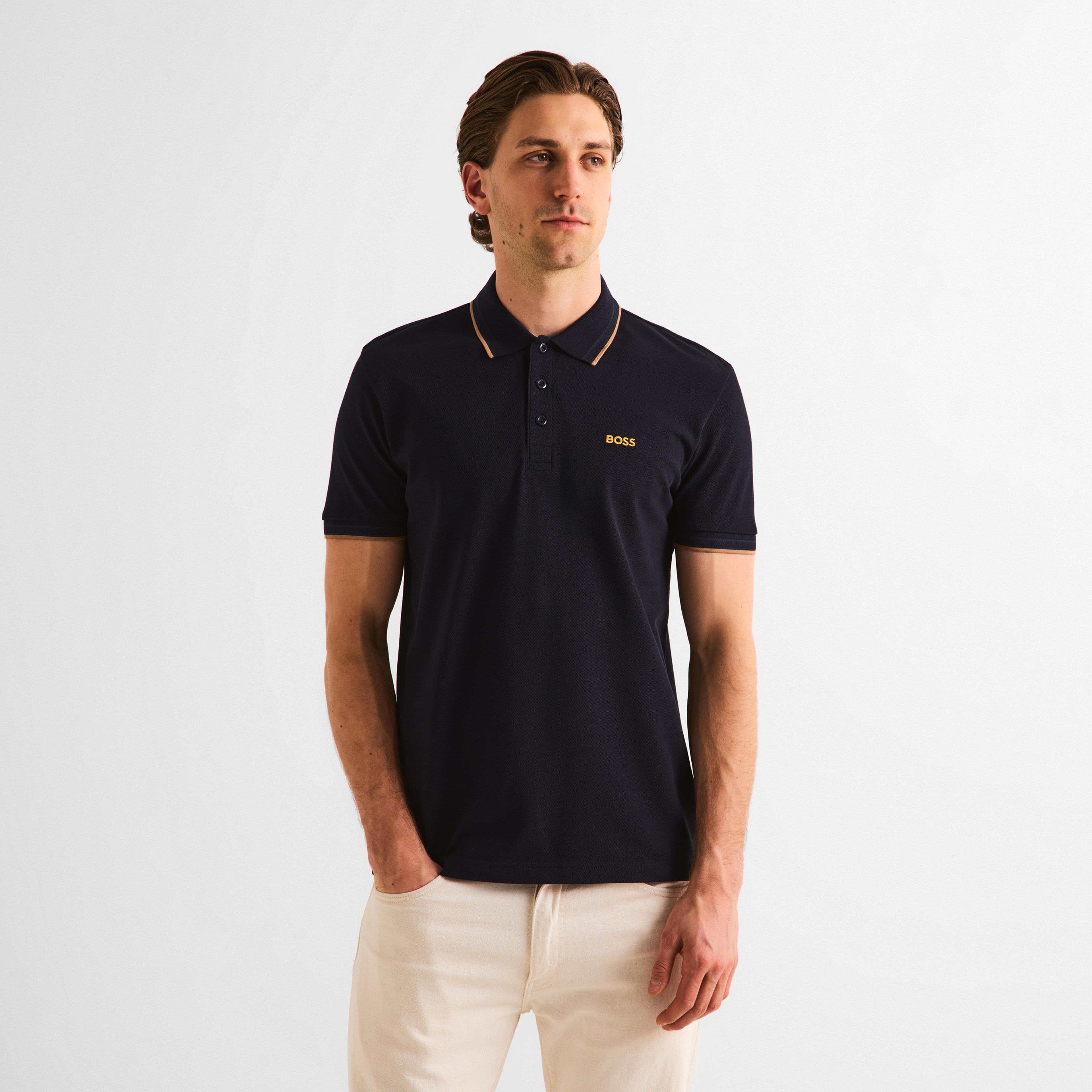 BOSS - Mens BOSS GREEN Paddy Polo Shirt with Contrast Tipping