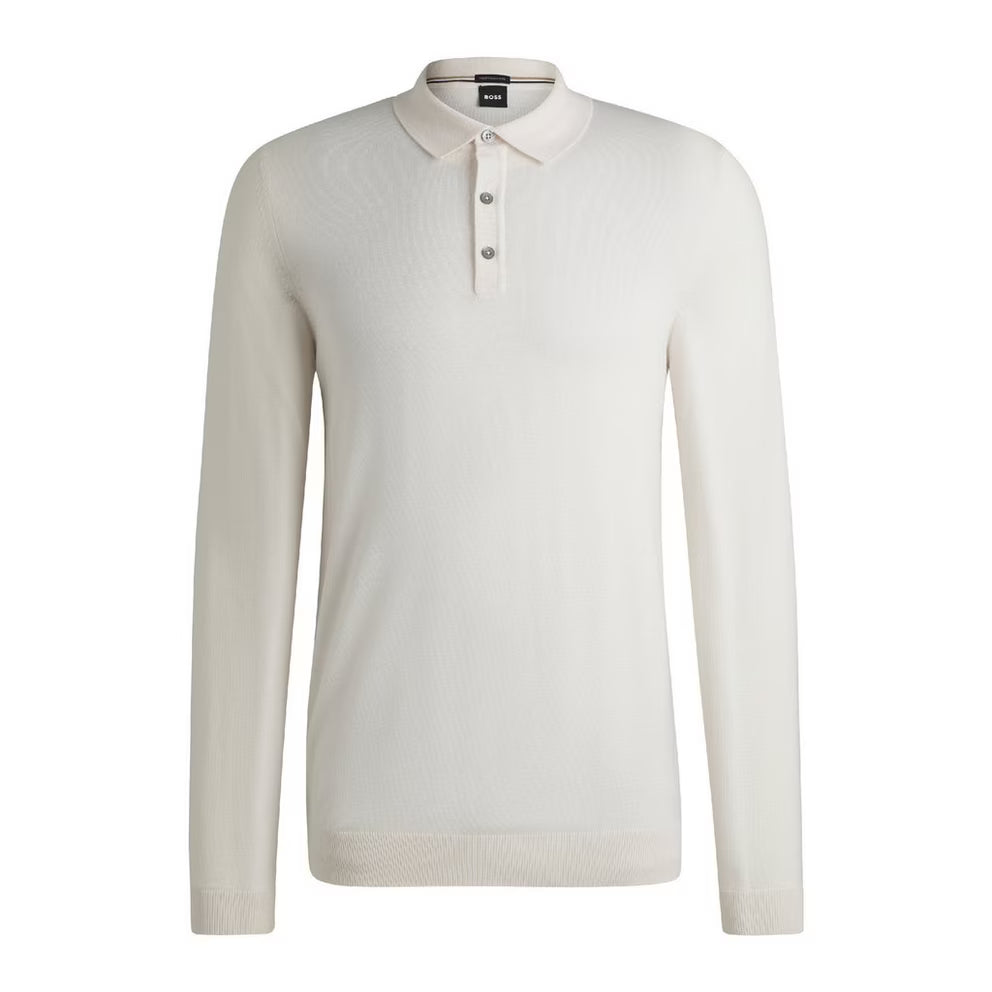 BOSS - Men's Lancione Long-Sleeve Polo