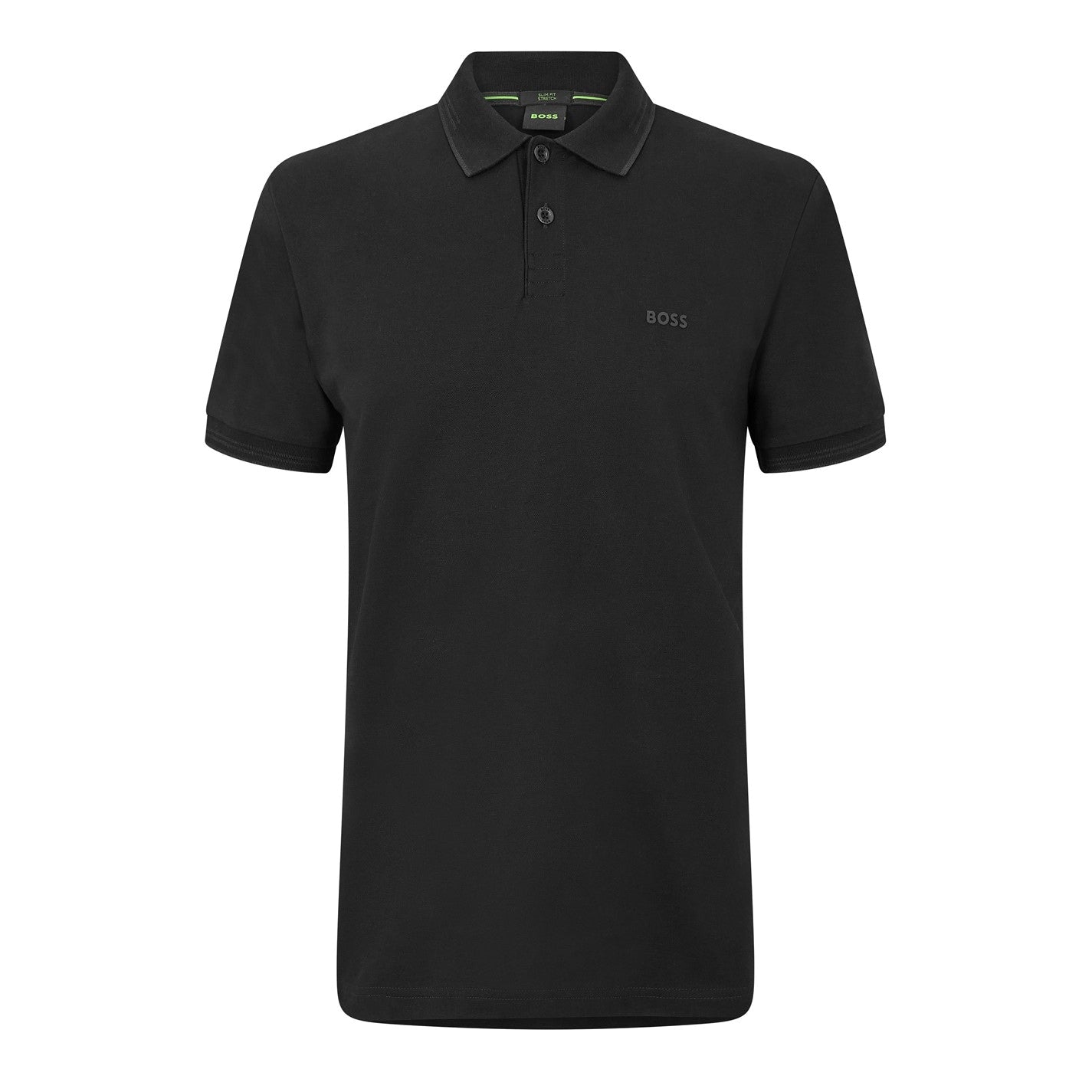 BOSS - Mens BOSS GREEN Paul Contrast Striped Trim Short Sleeve Polo Shirt