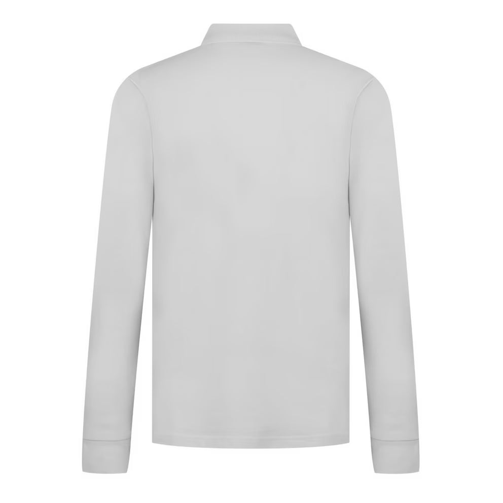 BOSS - ORANGE Passerby Premium Cotton Long Sleeve Polo Shirt with Logo Detail