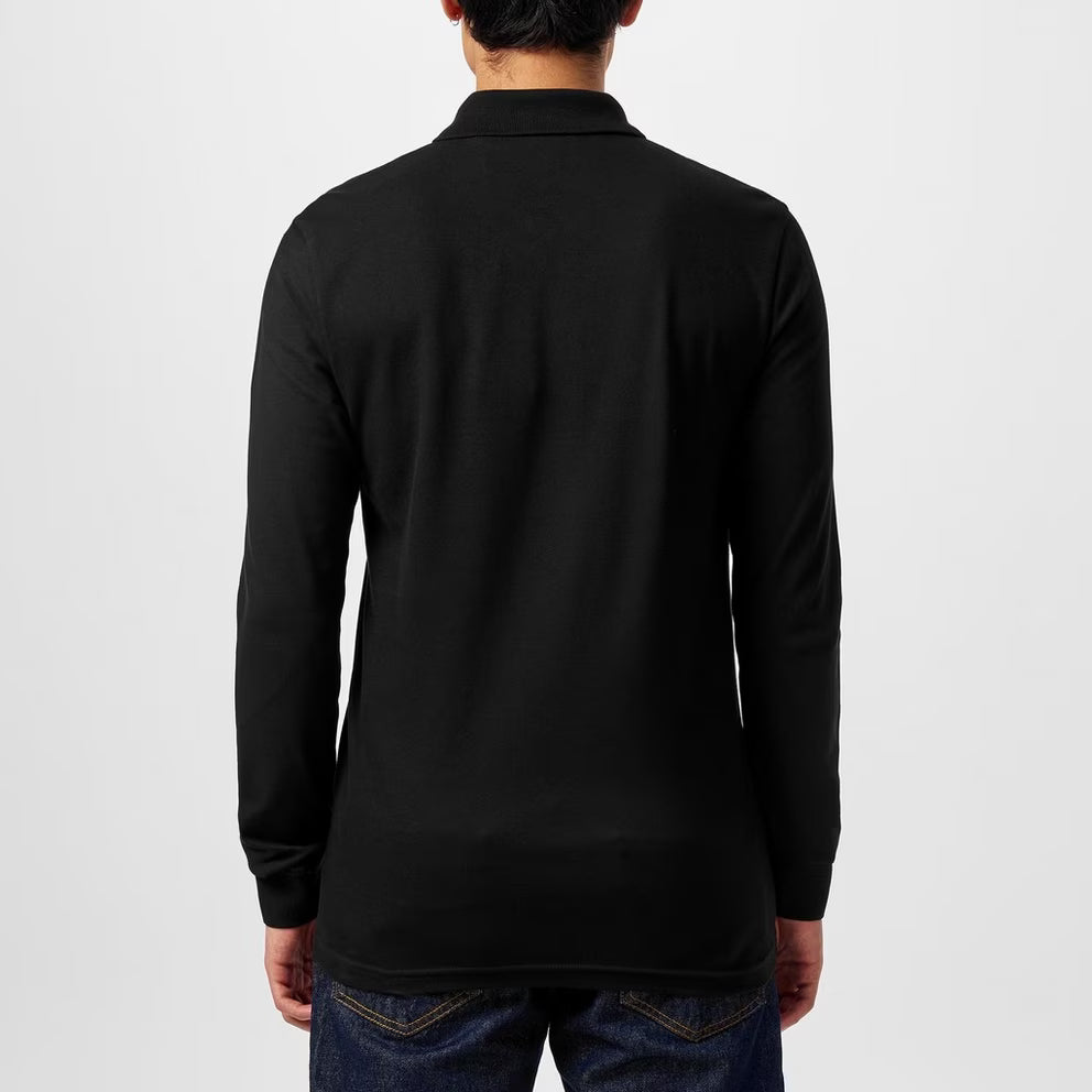 BOSS - ORANGE Passerby Premium Cotton Long Sleeve Polo Shirt with Logo Detail