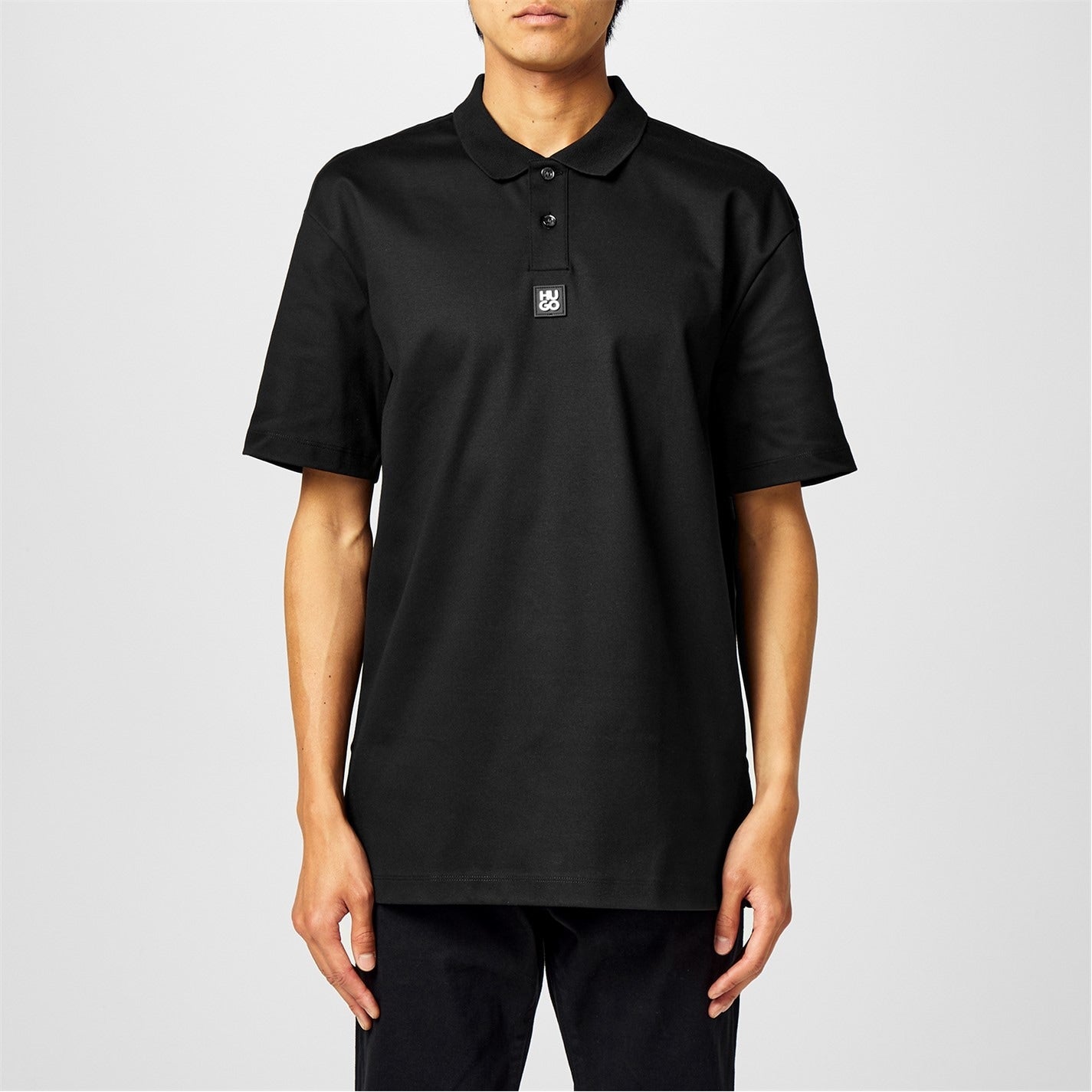 HUGO - Men's Deabono Short Sleeve Polo Shirt