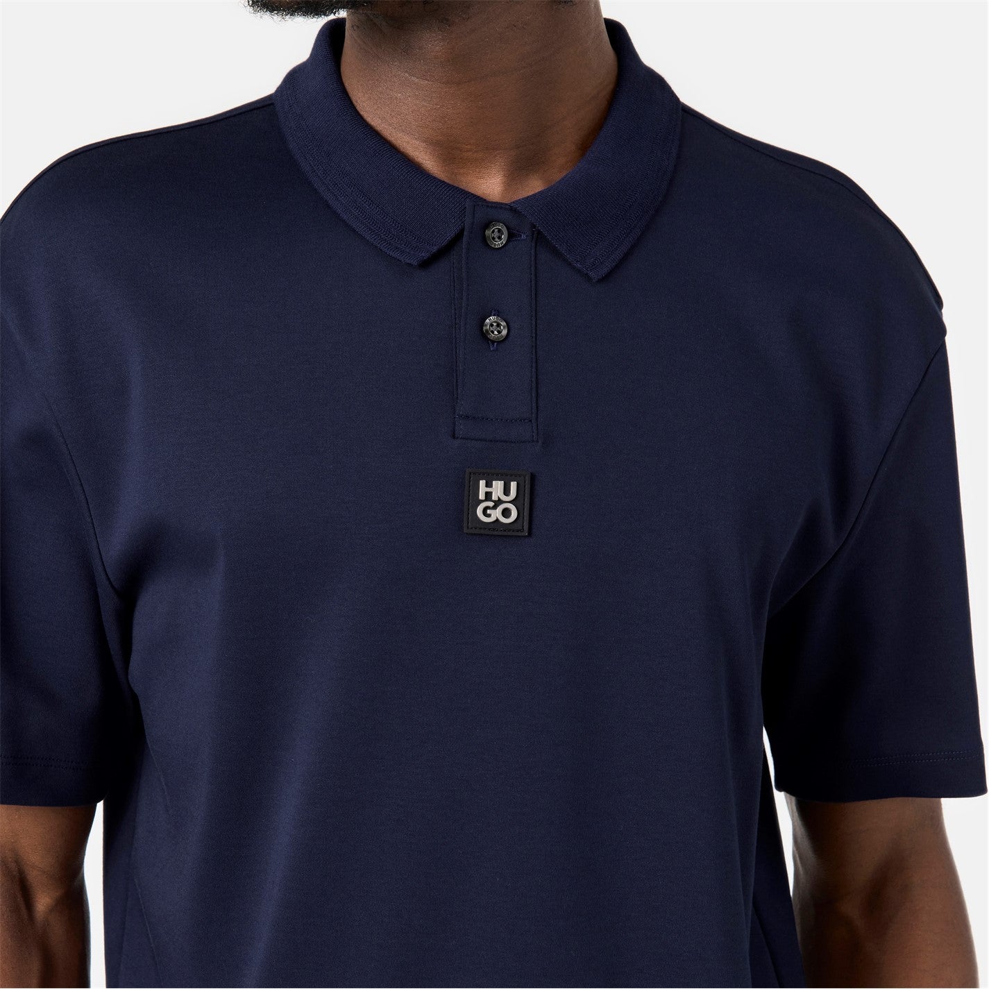 HUGO - Men's Deabono Short Sleeve Polo Shirt