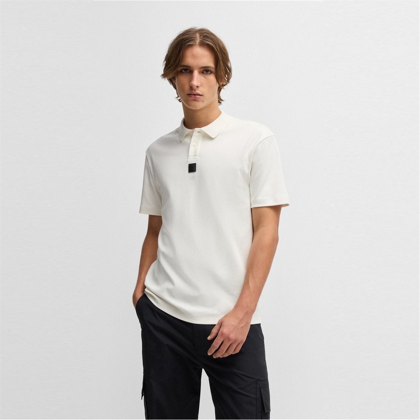 HUGO - Men's Deabono Short Sleeve Polo Shirt