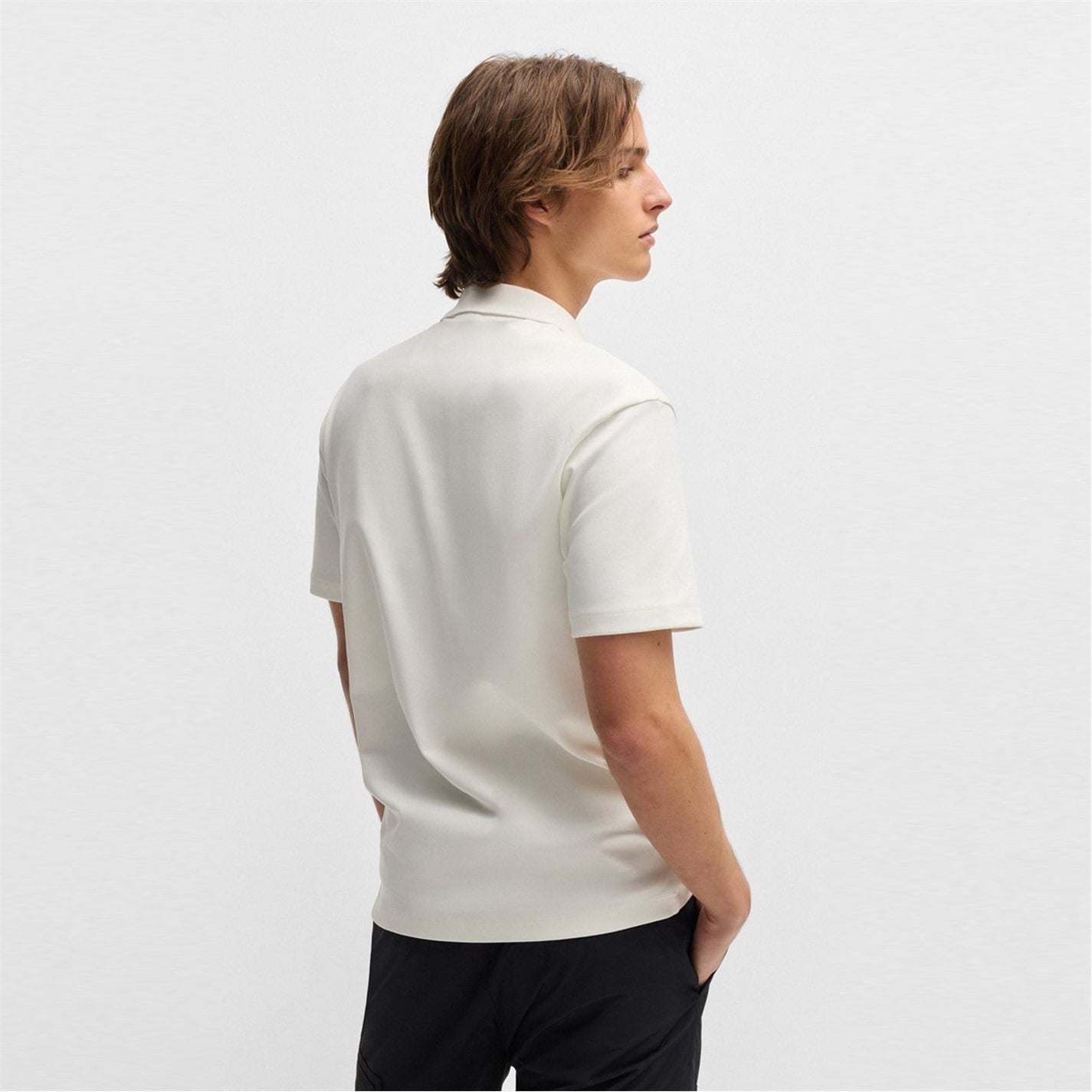 HUGO - Men's Deabono Short Sleeve Polo Shirt