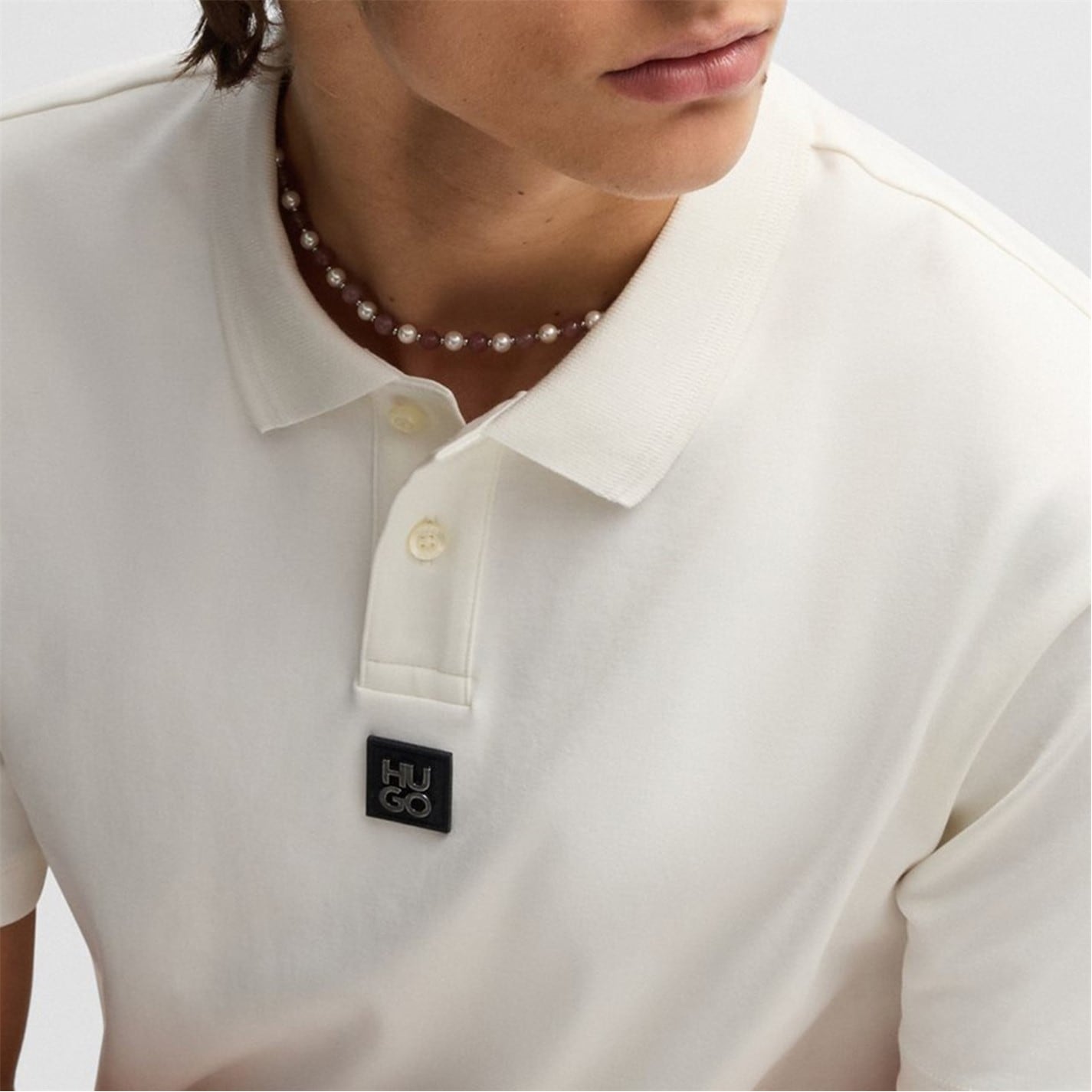 HUGO - Men's Deabono Short Sleeve Polo Shirt