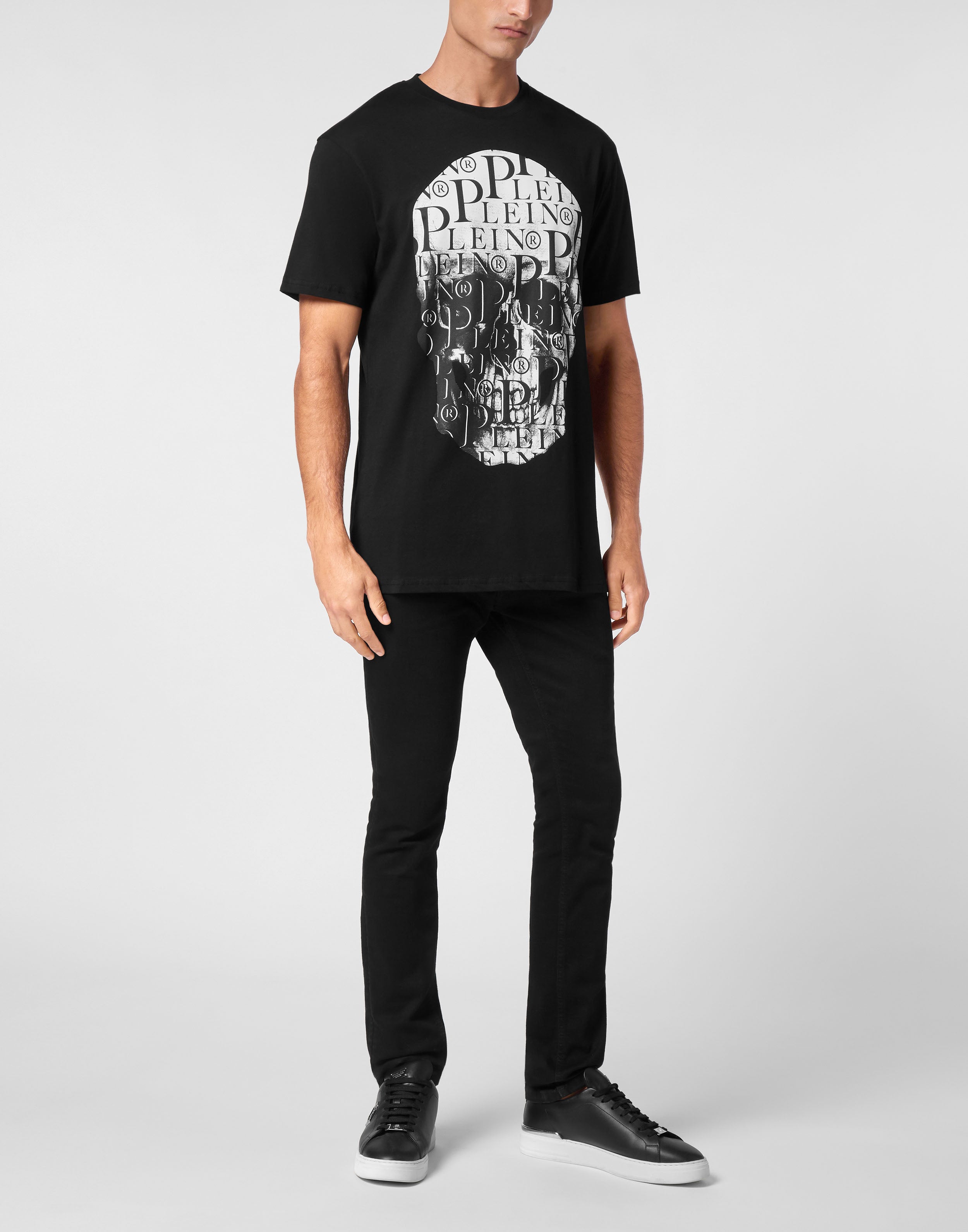 PHILIPP PLEIN -  T-shirt Round Neck SS Print Skull