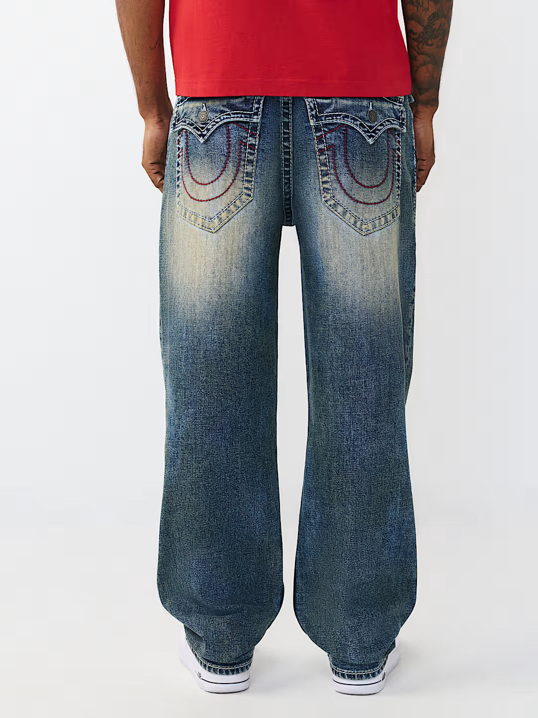 True Religion - Bobby Big T Flap Baggy Jean 32