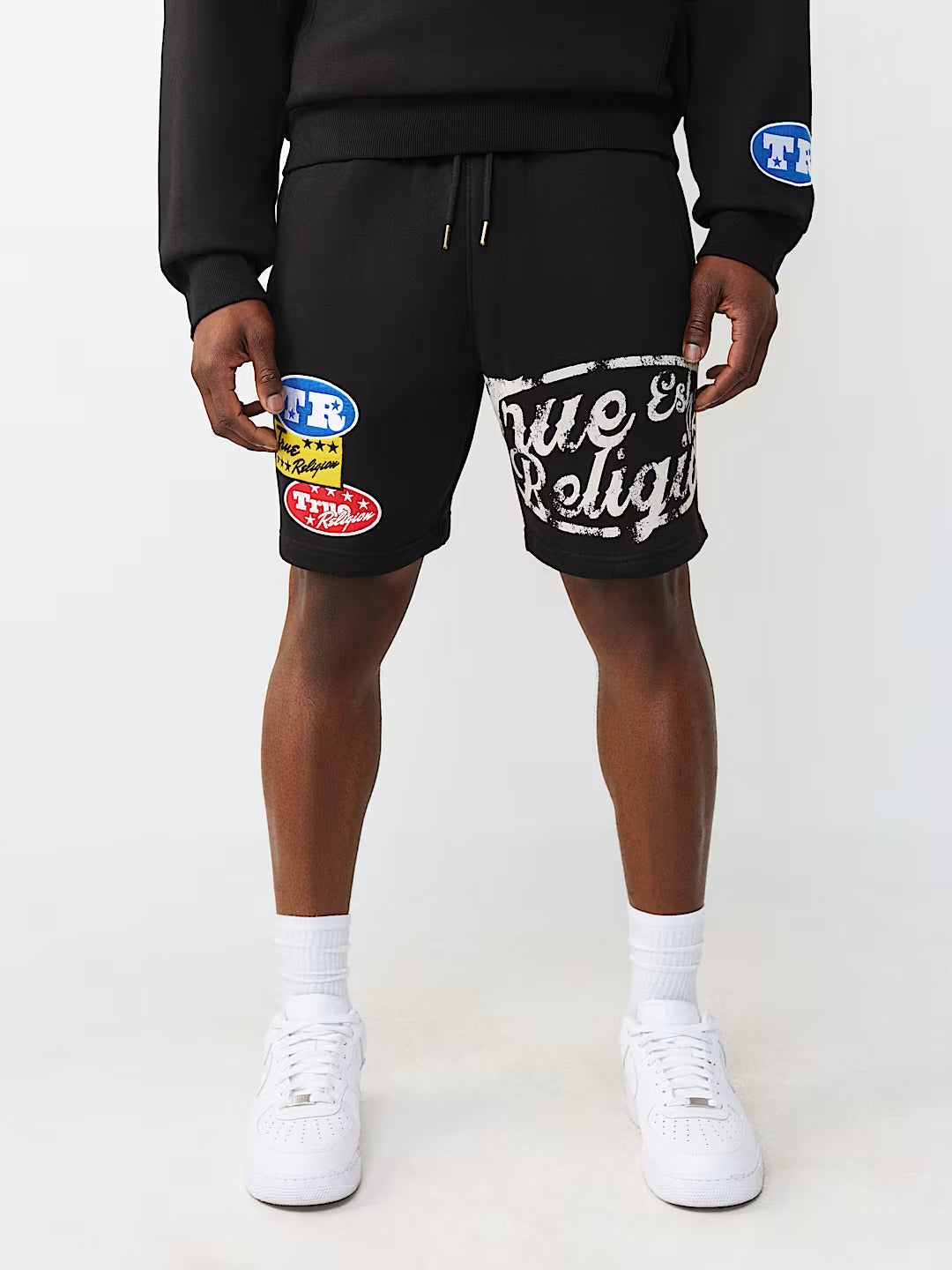 True Religion - Logo Patch Sweatshort