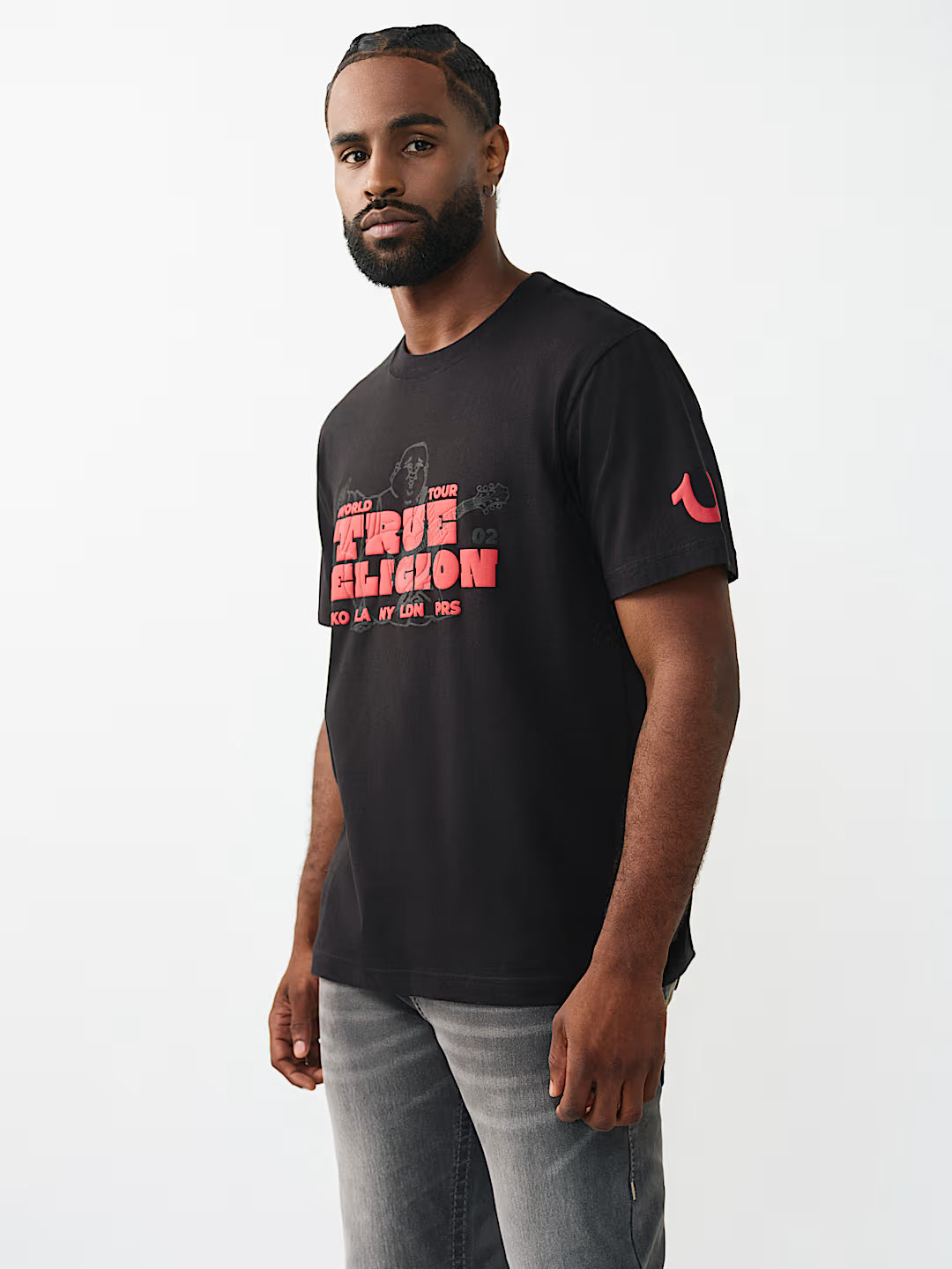 True Religion - Logo Blocky Puff Tee