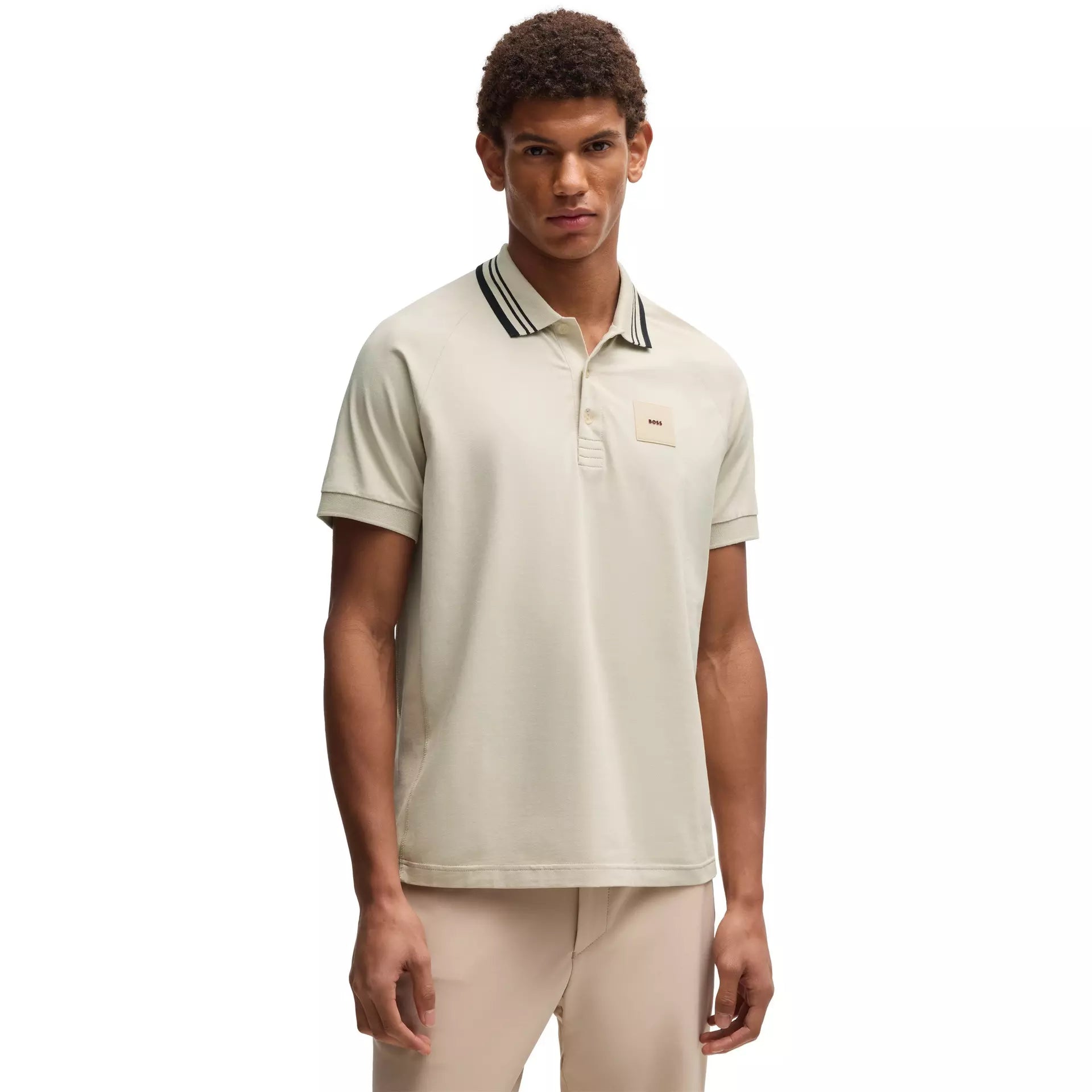 Boss - Men's HBG Paddy Rib Polo Shirt, Sporty Sophistication